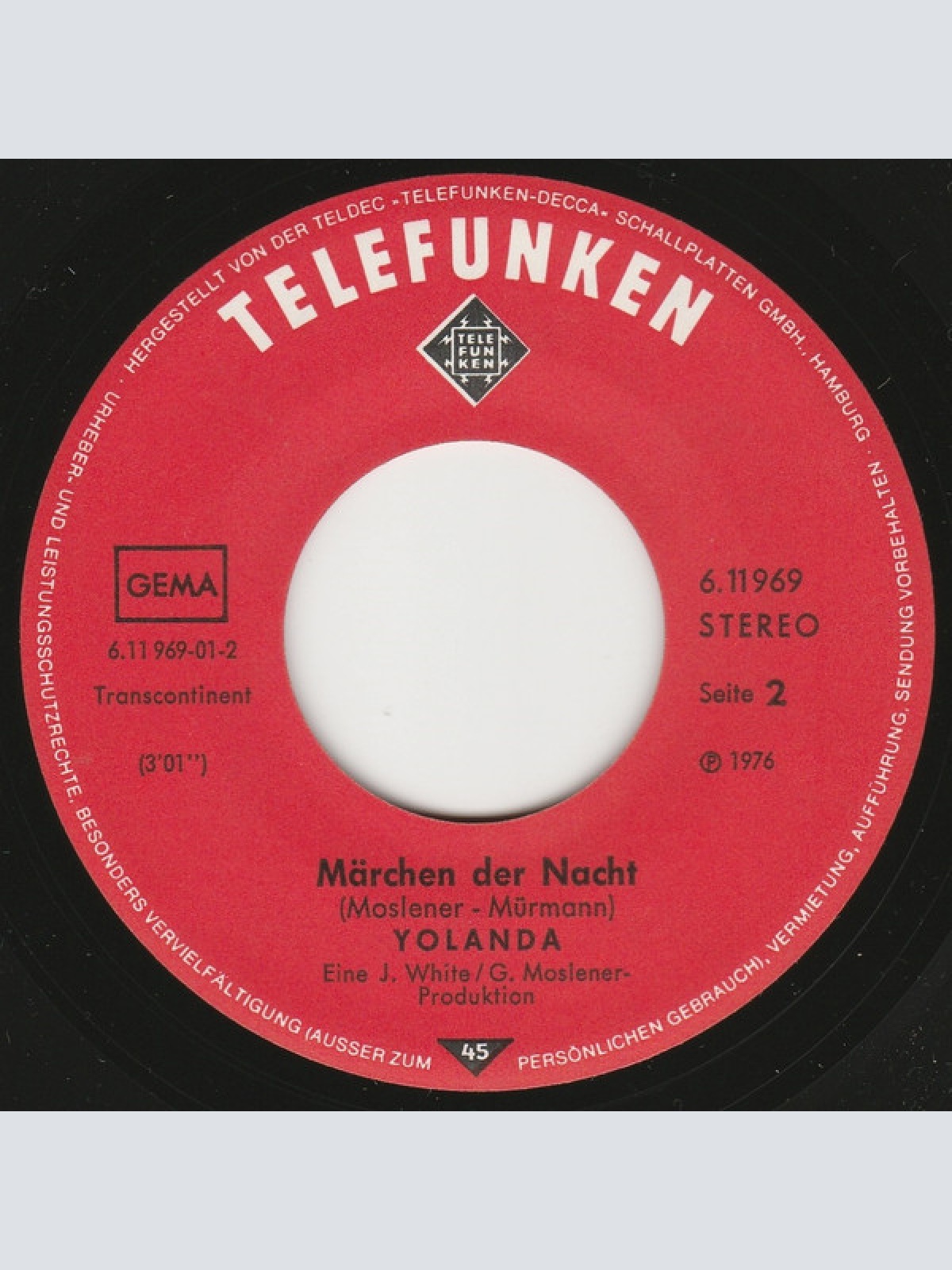 Vinyl / Yolanda (19) - Geh' Dem Glück Ein Stück Entgegen