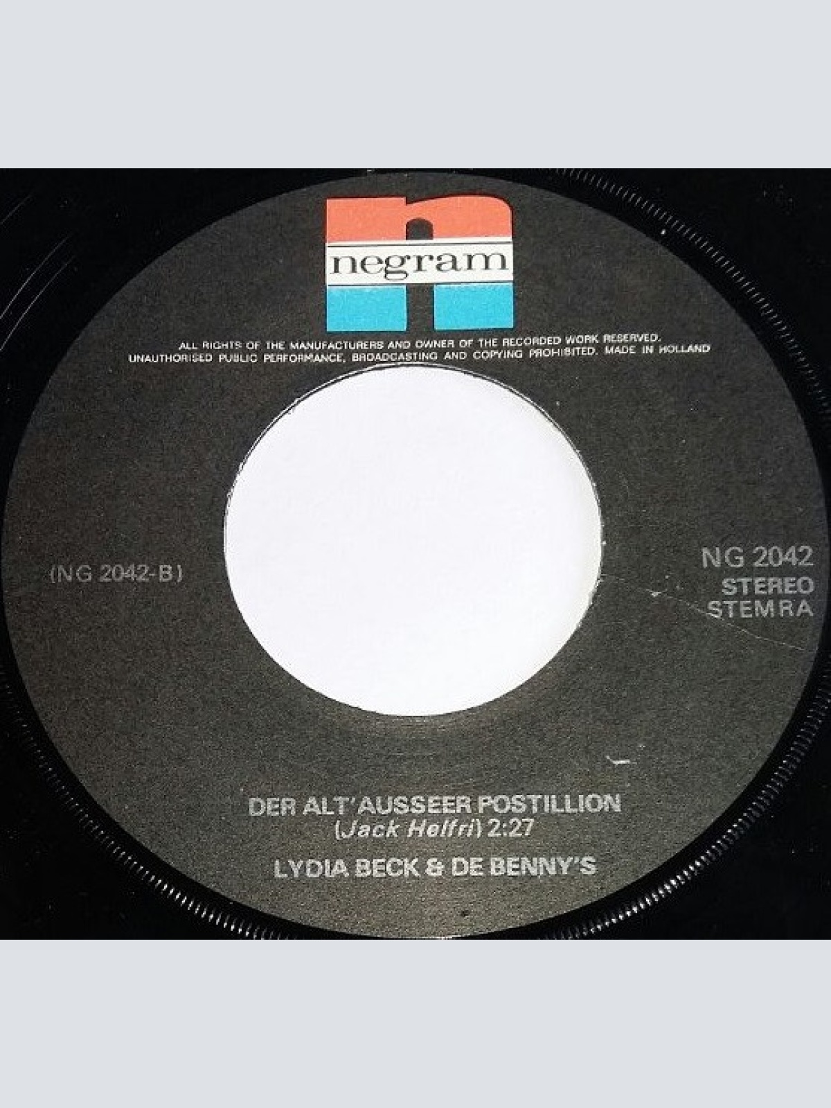 Vinyl / Lydia Beck & De Benny's - Der Ki-Ka-Knödelkoche