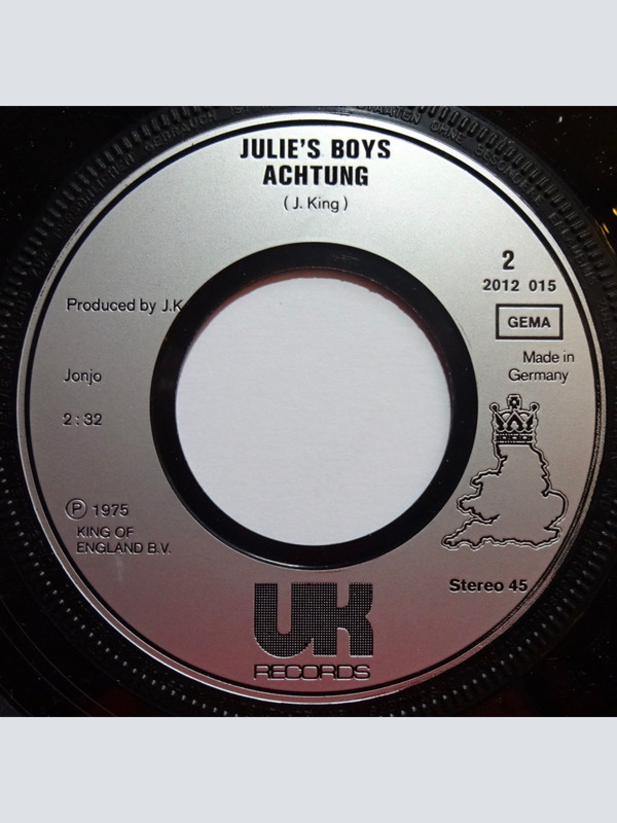 Vinyl / Julie (111) /  Julie's Boys - Sie Hiess Lisa  / Achtung