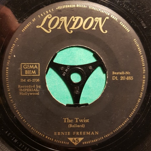 Vinyl / Ernie Freeman - The Twist / Shine On Harvest Moon