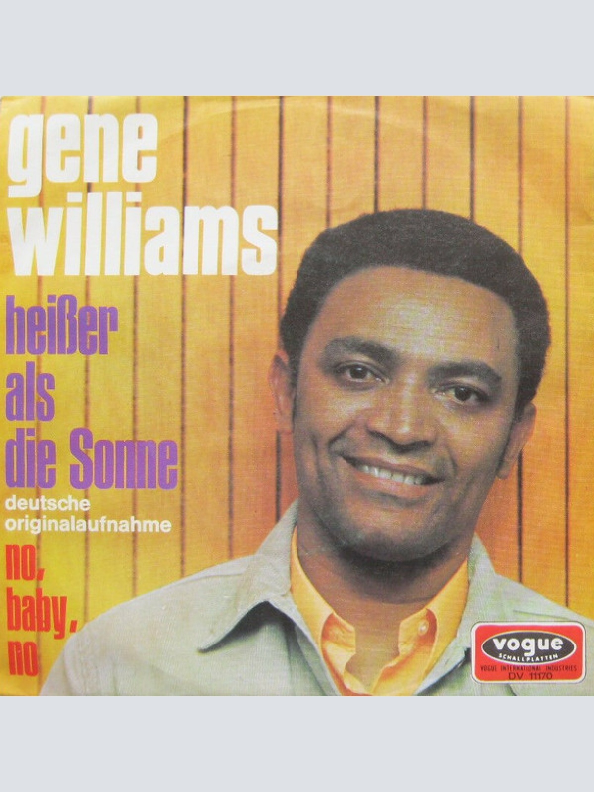 Vinyl / Gene Williams (5) - Heißer Als Die Sonne