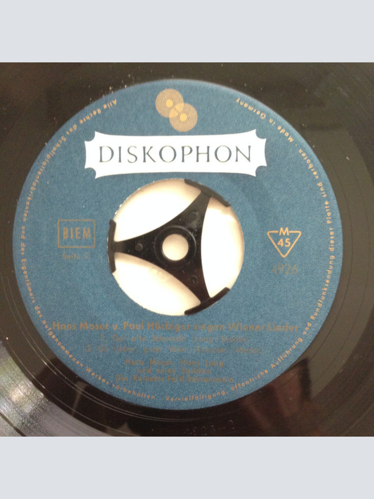 Vinyl / Hans Moser, Paul Hörbiger - Singen Wiener Lieder