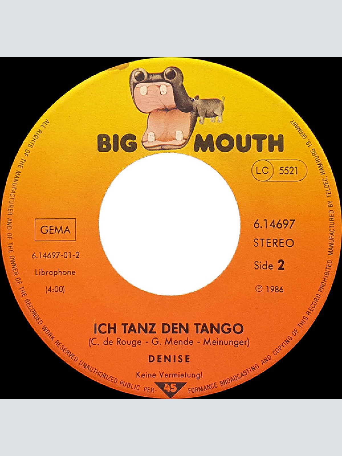 Vinyl / Denise (13) - Tango