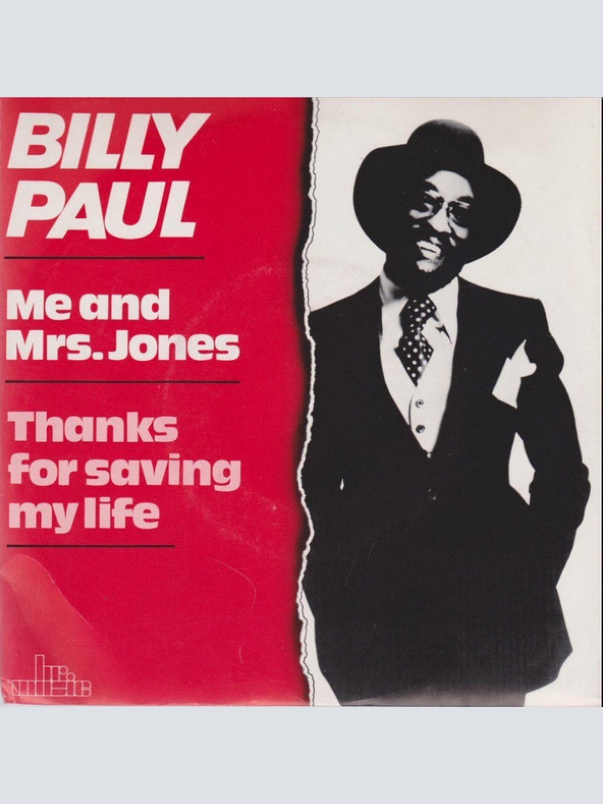 Vinyl / Billy Paul - Me And Mrs. Jones / Thanks For Saving My Life