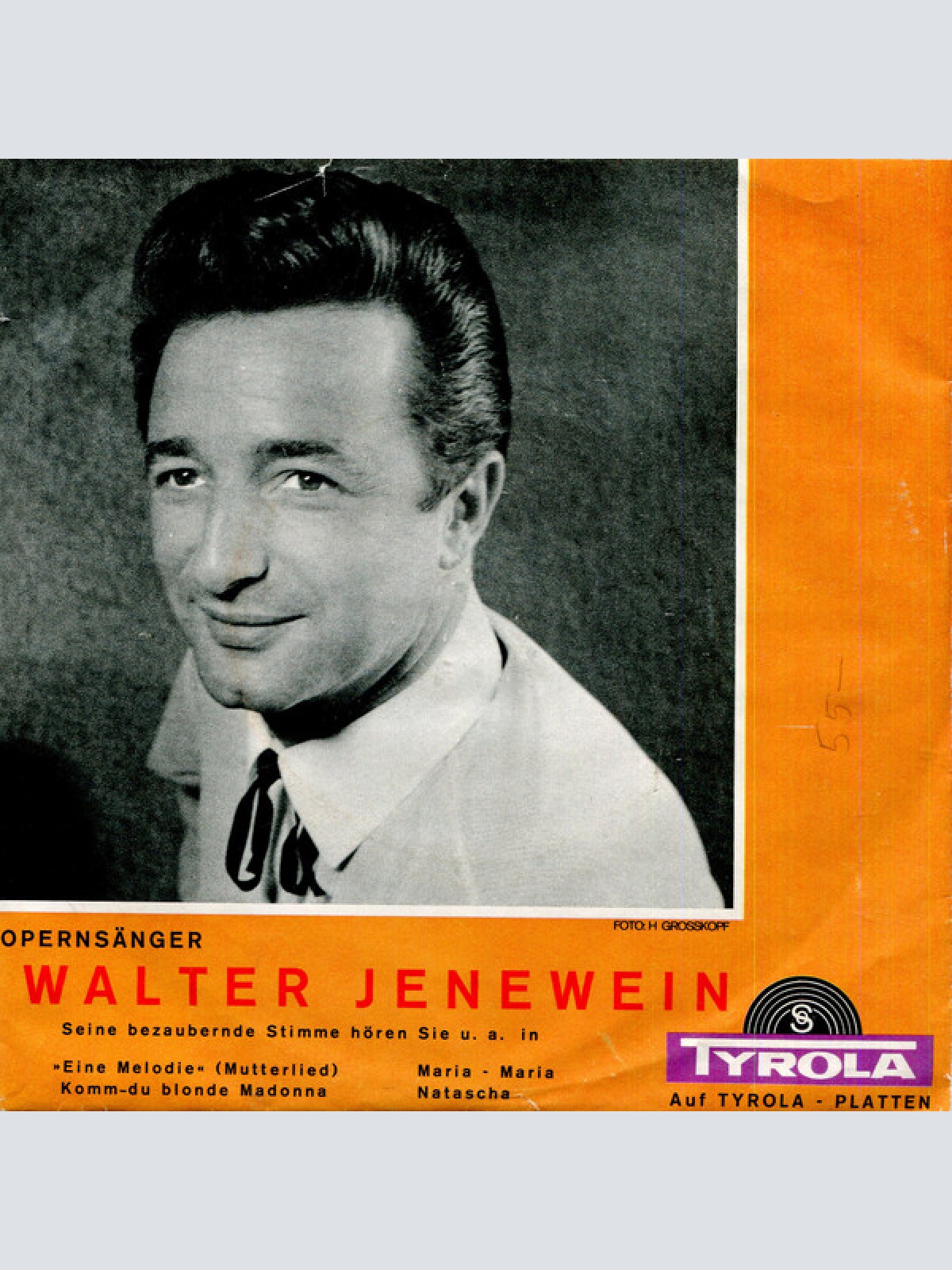 Vinyl / Walter Jenewein - Weihnacht In Tirol / Stille Nacht Heilige Nacht