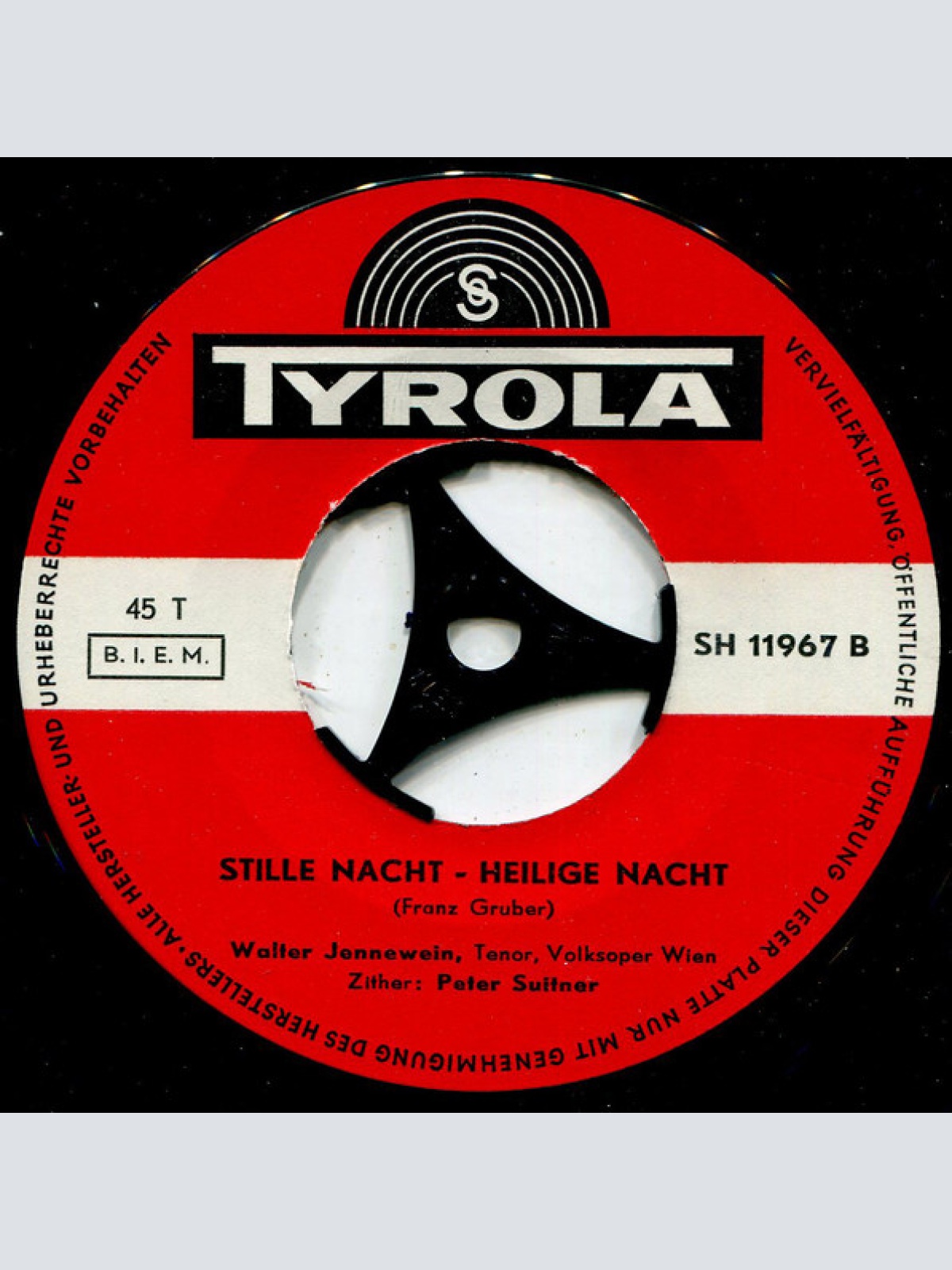 Vinyl / Walter Jenewein - Weihnacht In Tirol / Stille Nacht Heilige Nacht