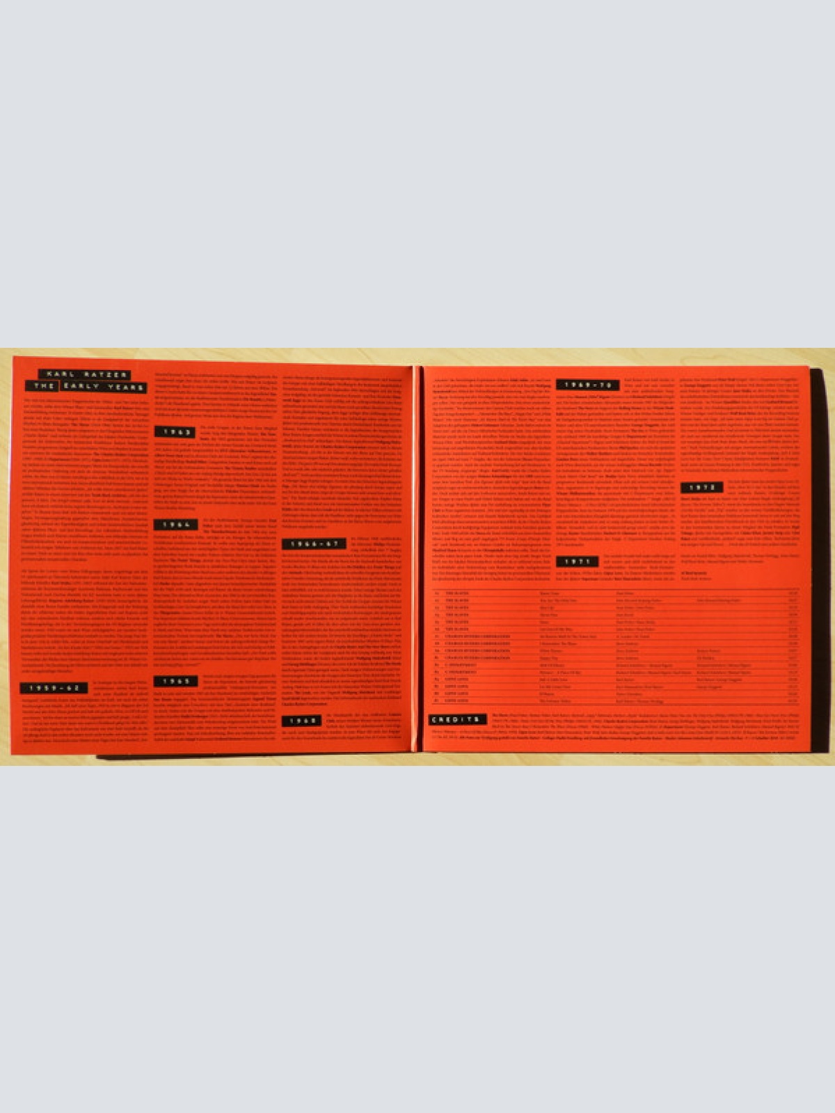 Vinyl / Karl Ratzer - The Early Years