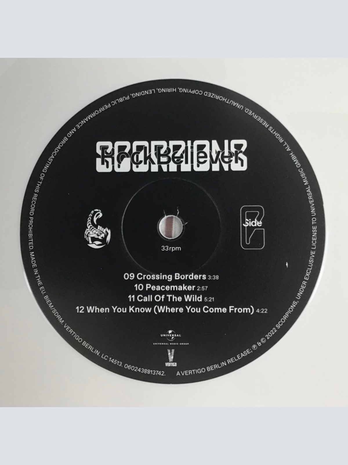Vinyl / Scorpions - Rock Believer