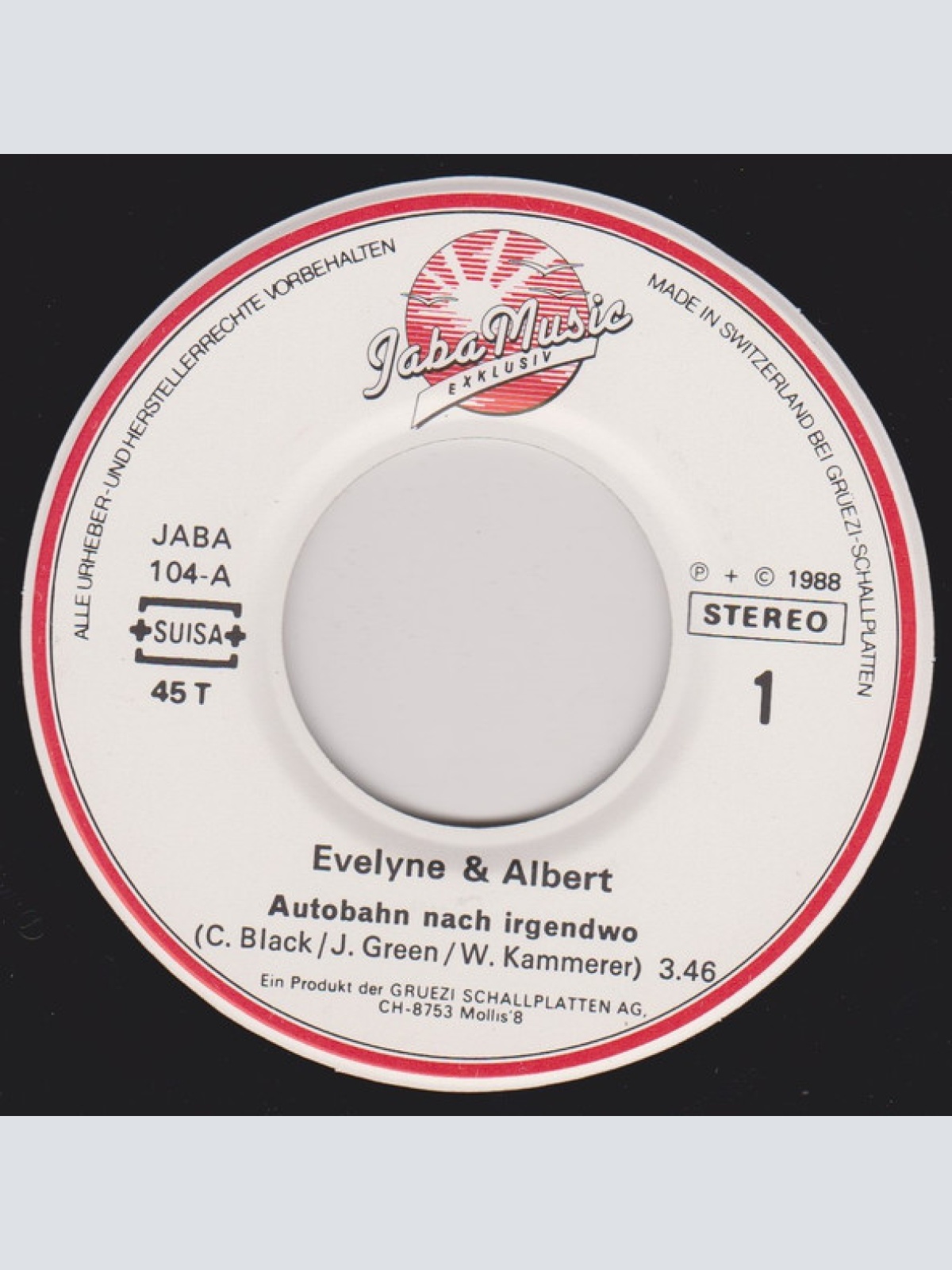 Vinyl / Evelyne + Albert* - Autobahn Nach Irgendwo / Gib's Doch Zu