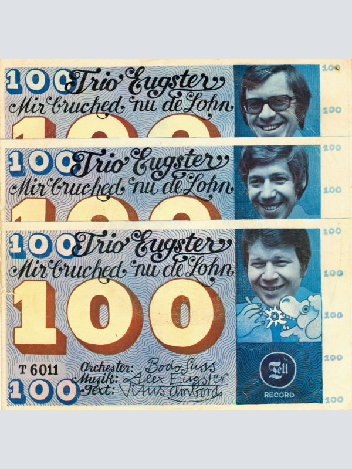 Vinyl / Trio Eugster - Mir Bruched Nu De Lohn