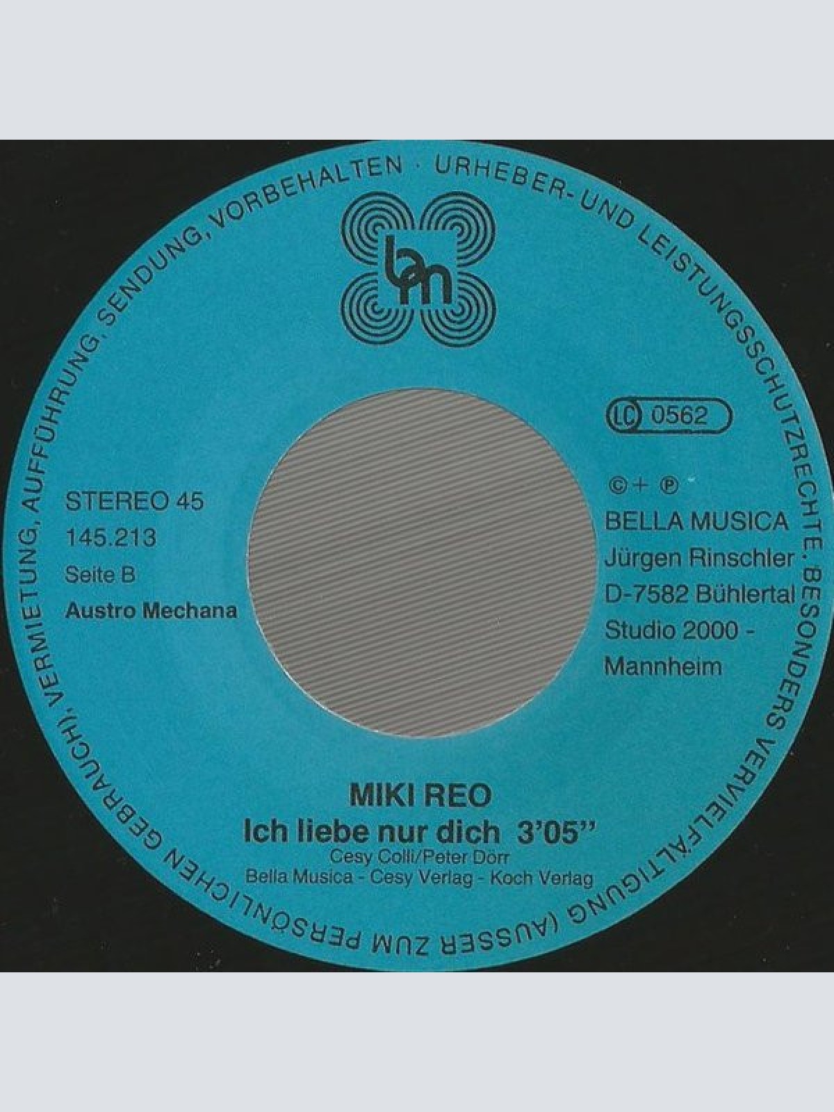 Vinyl / Miki Reo - Einen Sommer Nur