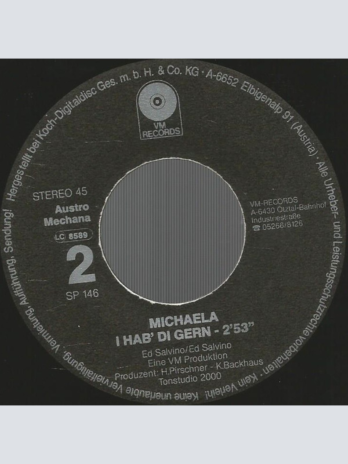 Vinyl / Michaela (12) - I Lieg' Wach