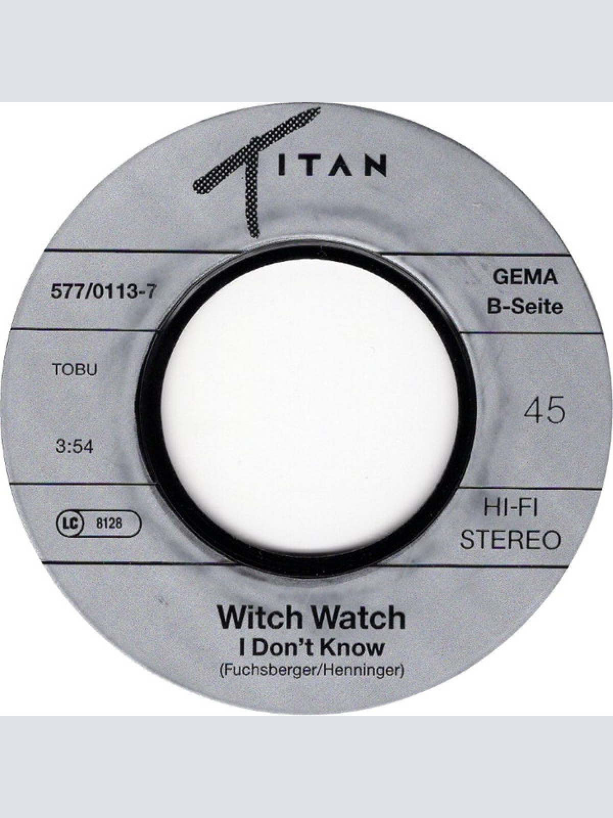Vinyl / Witch Watch - I Don't Know