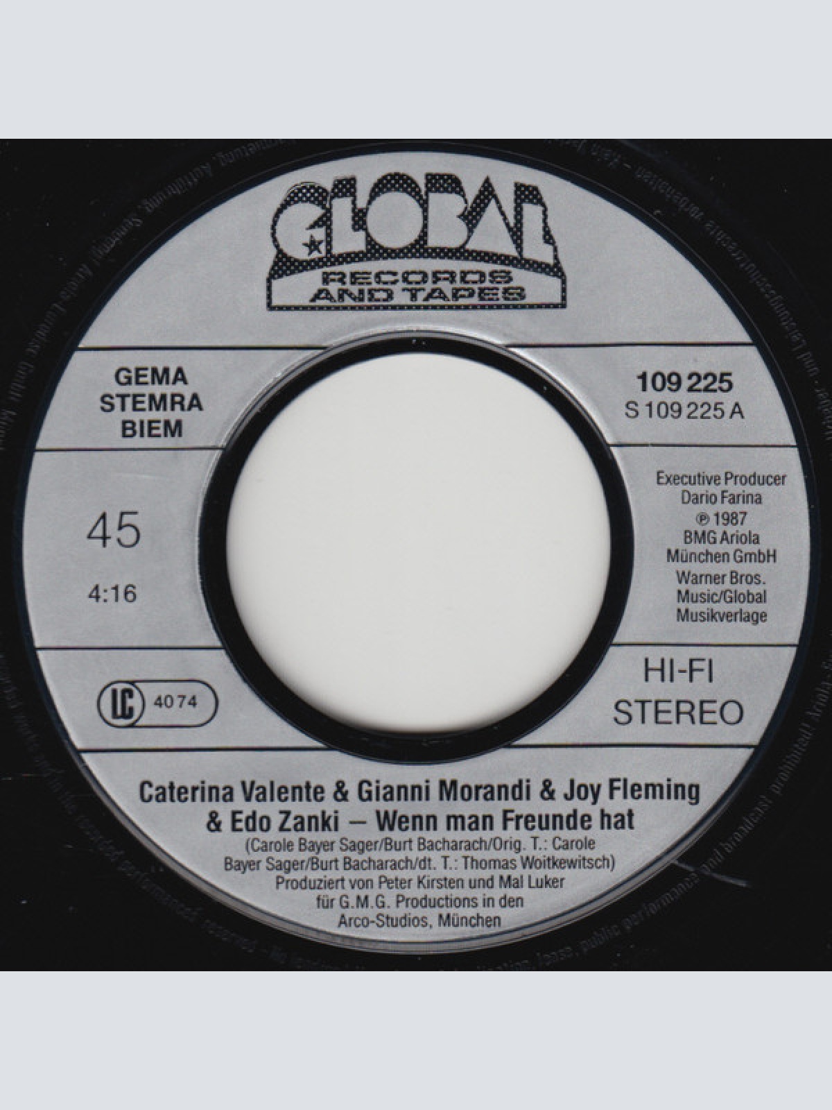 Vinyl / Caterina Valente & Gianni Morandi & Joy Fleming & Edo Zanki - Wenn Man Freunde Hat