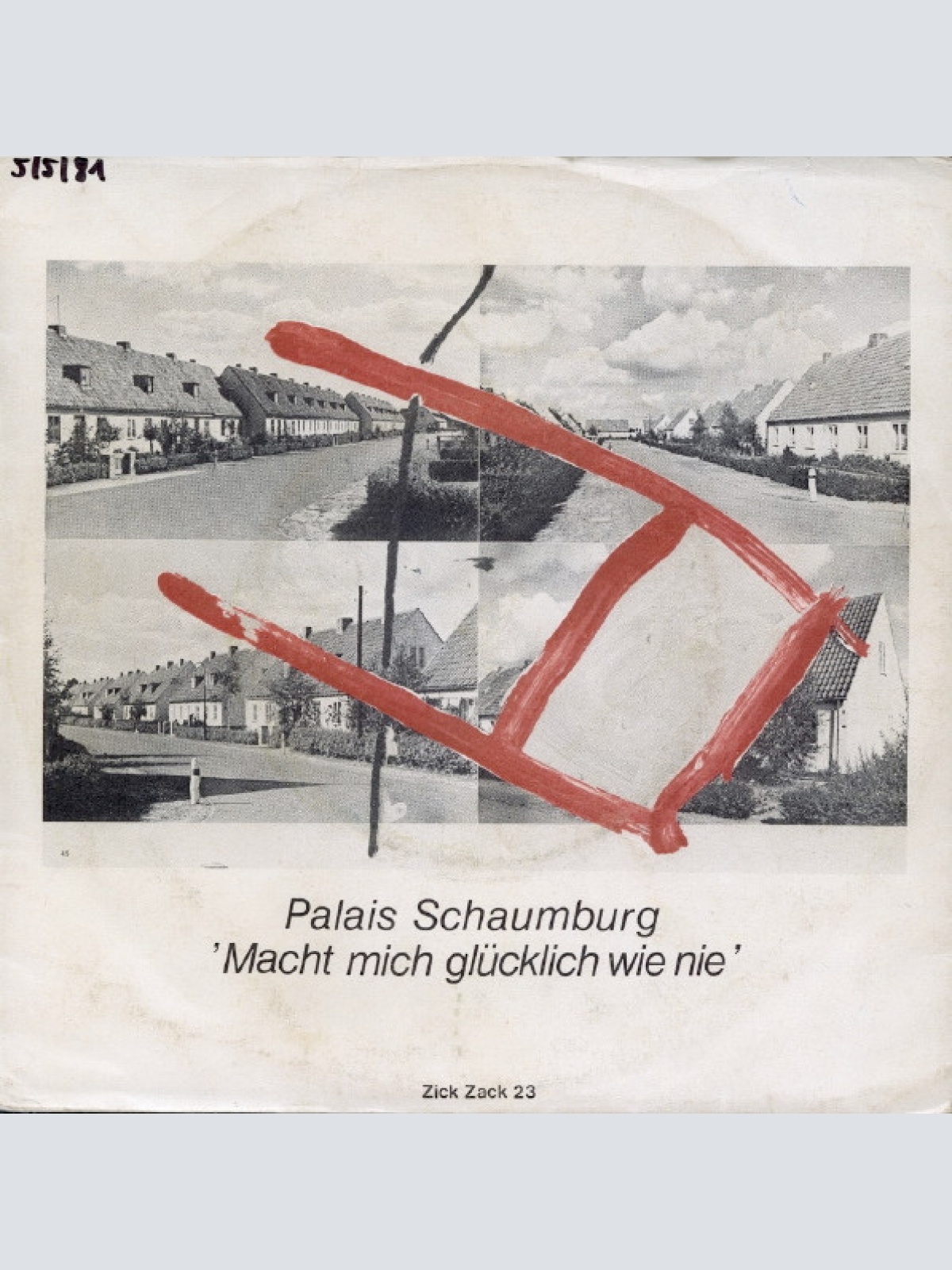 Vinyl / Palais Schaumburg - Rote Lichter / Macht Mich Glücklich Wie Nie