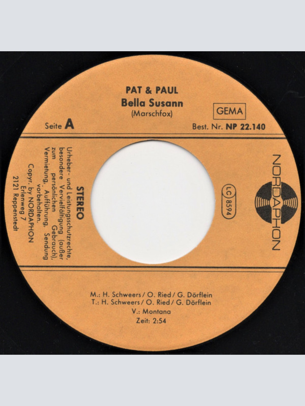 Vinyl / Pat & Paul - Bella Susann