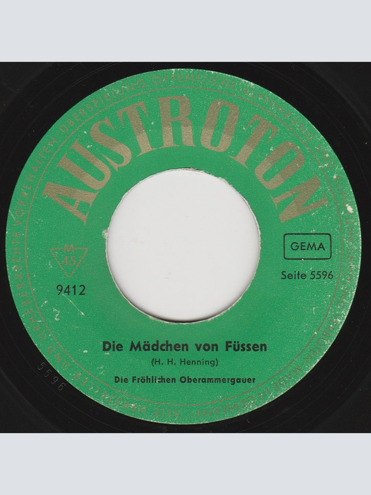Vinyl / Mary Roos Und Die Fröhlichen Oberammergauer / Die Fröhlichen Oberammergauer - Wenn In Oberammergau / Die Mädchen Von Füssen