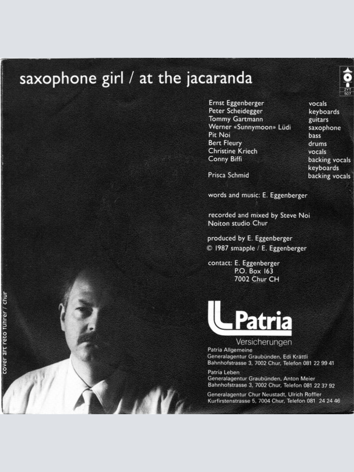 Vinyl / Ernst Eggenberger - Saxophone Girl