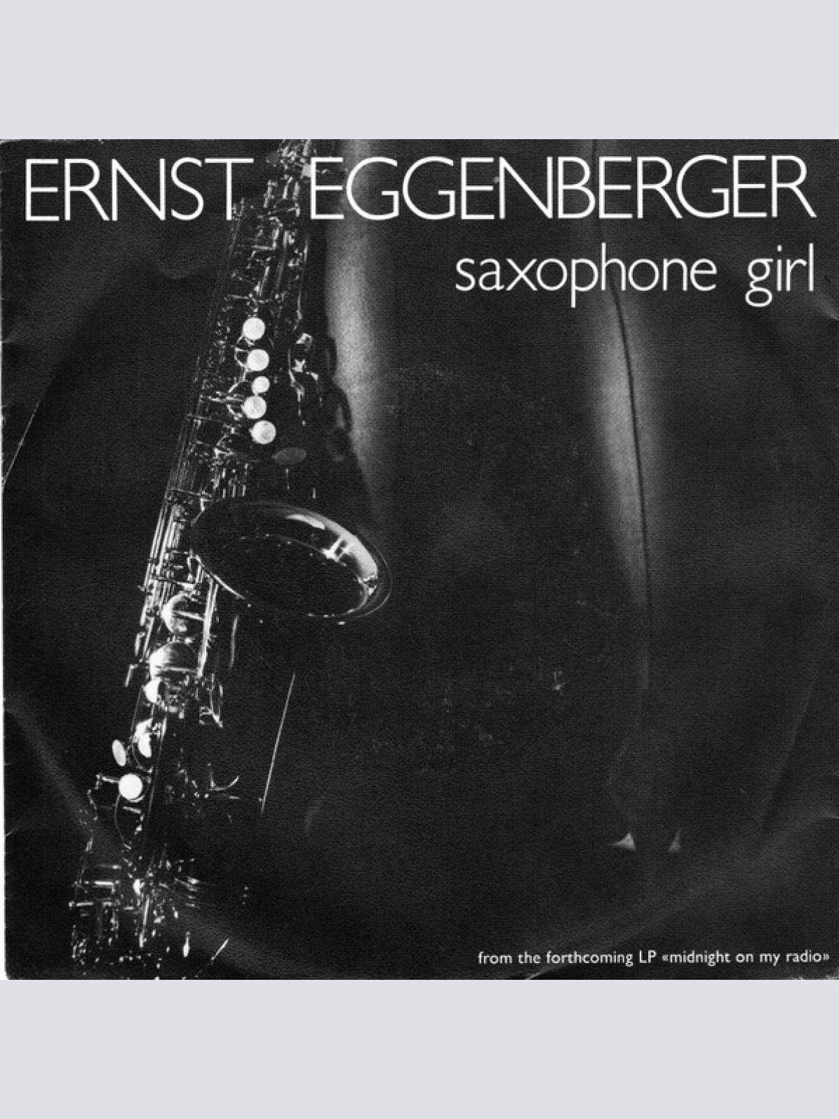 Vinyl / Ernst Eggenberger - Saxophone Girl