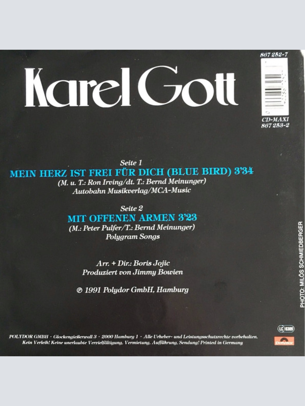 Vinyl / Karel Gott - Mein Herz Ist Frei Für Dich