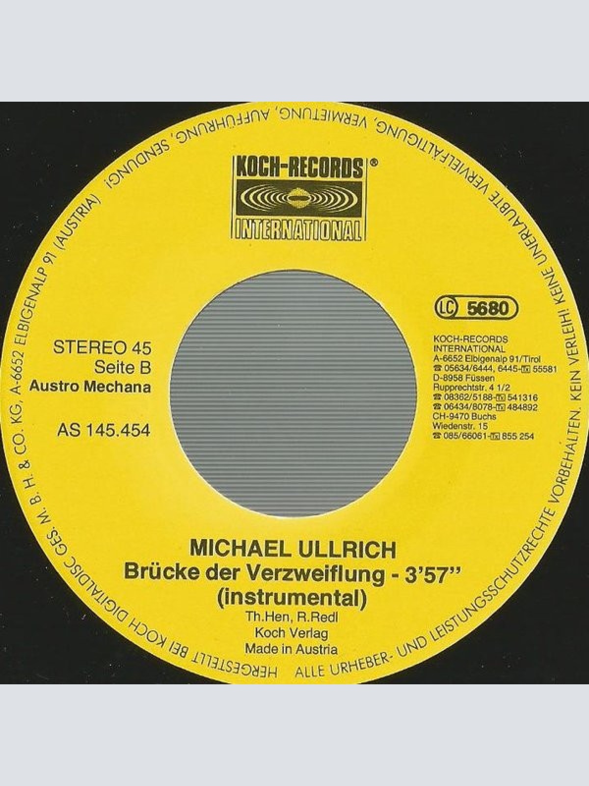 Vinyl / Michael Ullrich - Die Brücke Der Verzweiflung