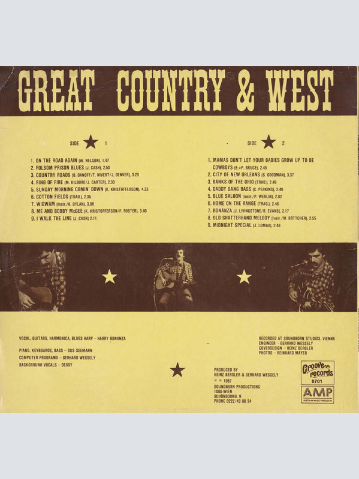 Vinyl / Harry Bonanza - Great Country & West