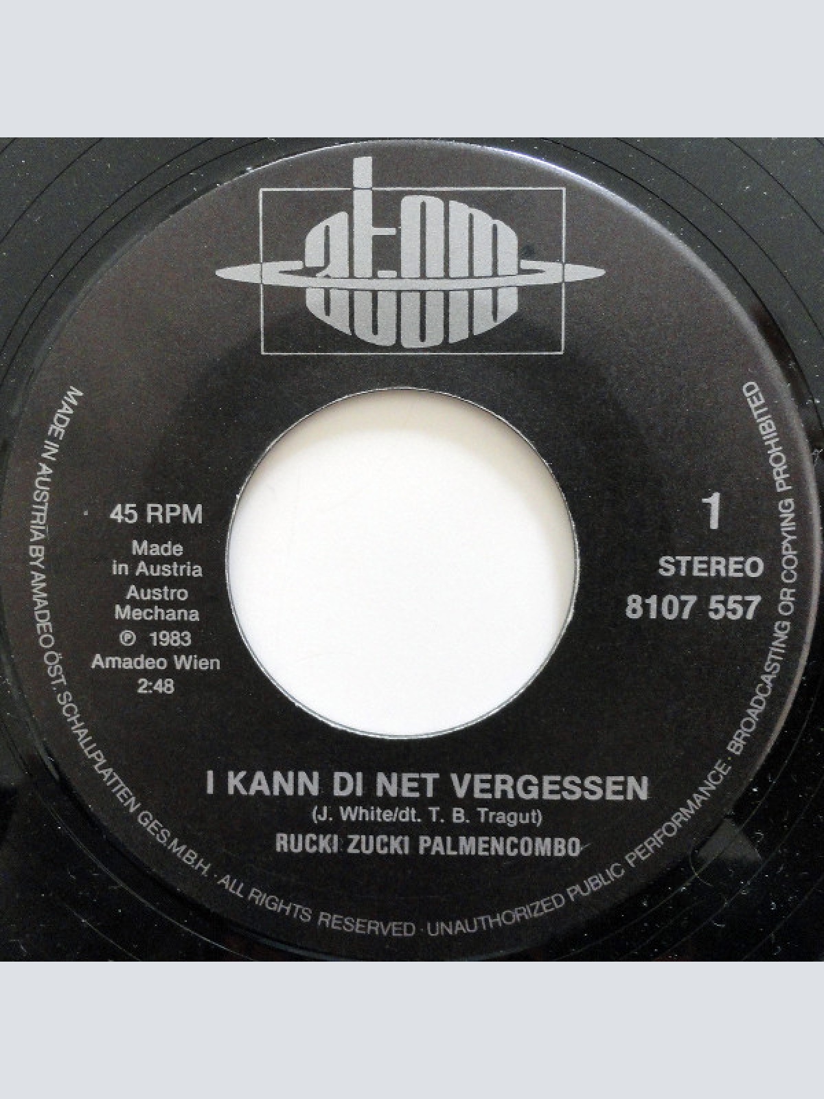 Vinyl / Rucki Zucki Palmencombo - I Kånn Di Net Vergessn!