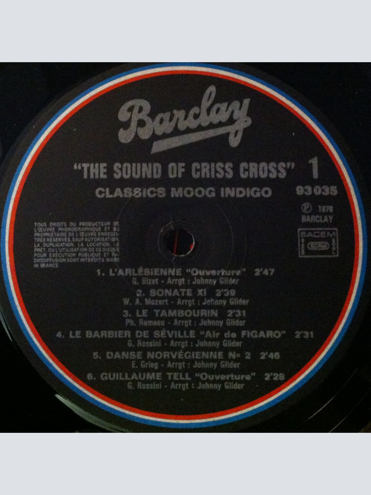 Vinyl / The Sound Of Criss Cross - Synthesizer Experience