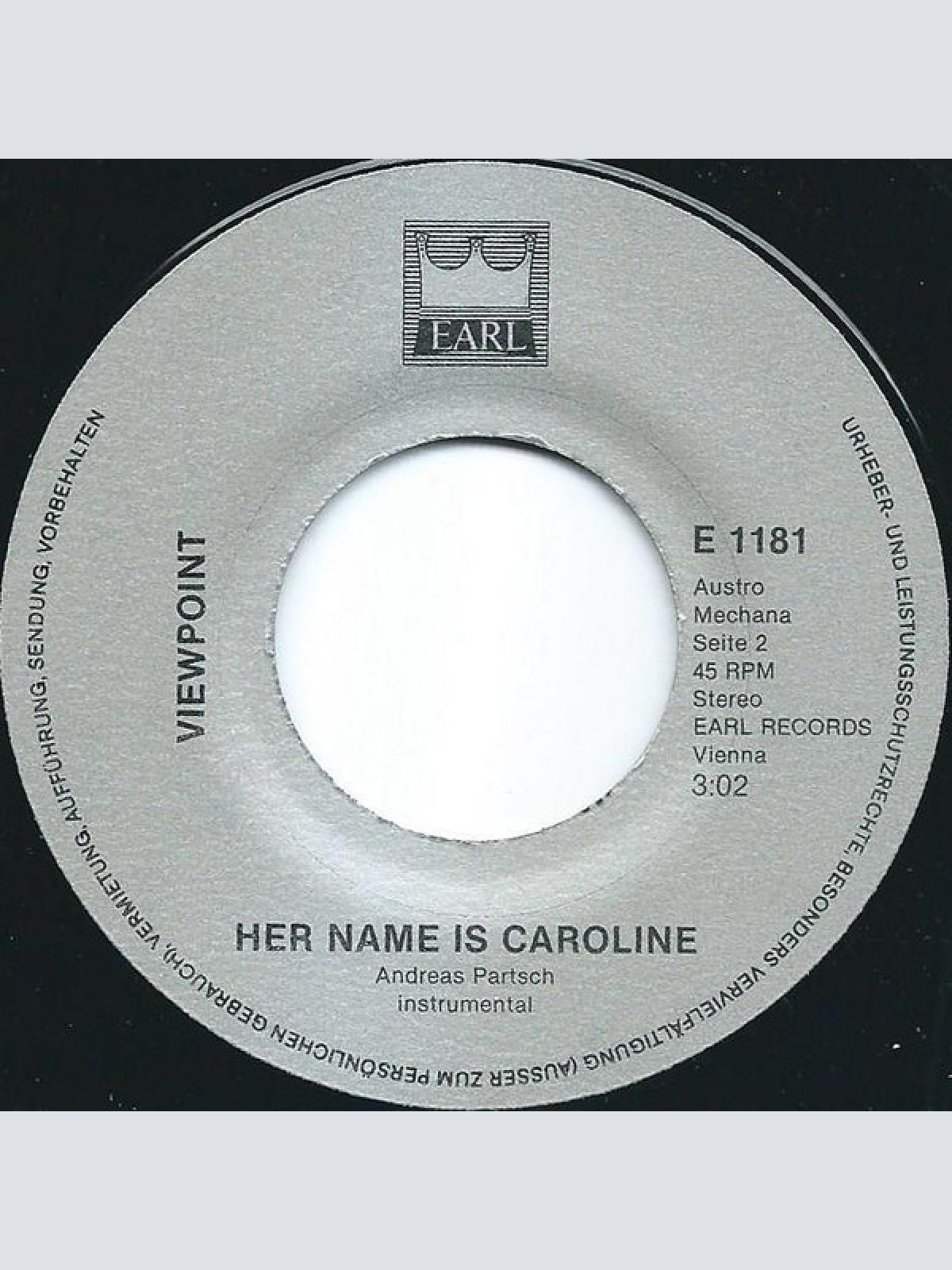 Vinyl / Viewpoint (4) - Her Name Is Caroline