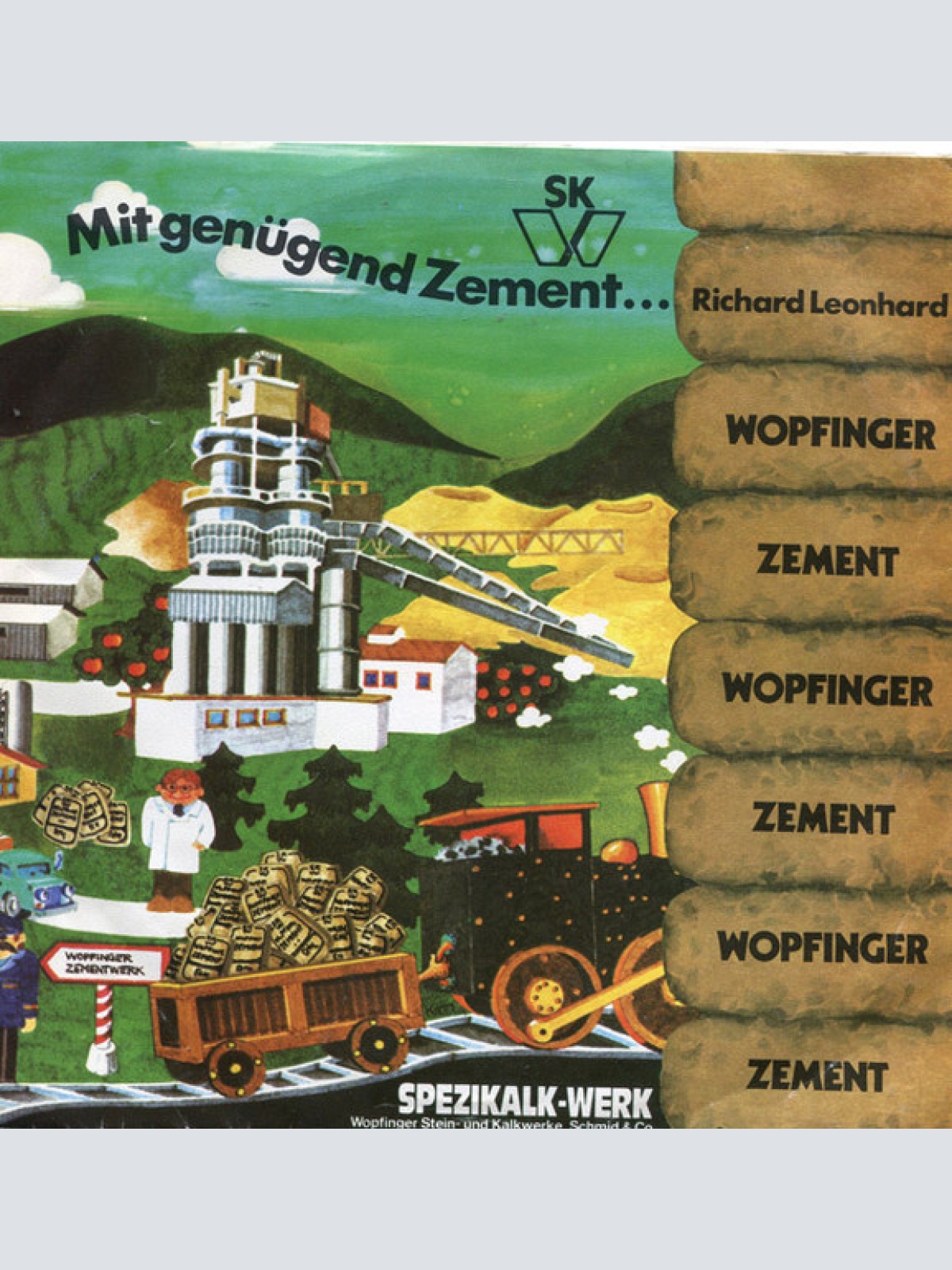 Vinyl / Richard Leonhard /  Hans-Peter-Heinzl* - Mit Genügend Zement... / Wozu Braucht Der Mensch Zement?