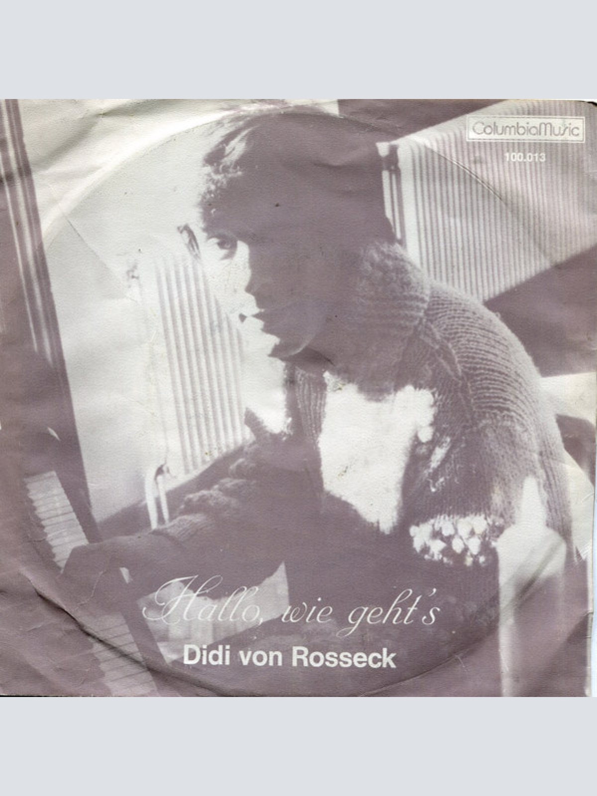 Vinyl / Didi Von Rosseck - Ich Bin Wieder Verliebt / Hallo Wie Geht's