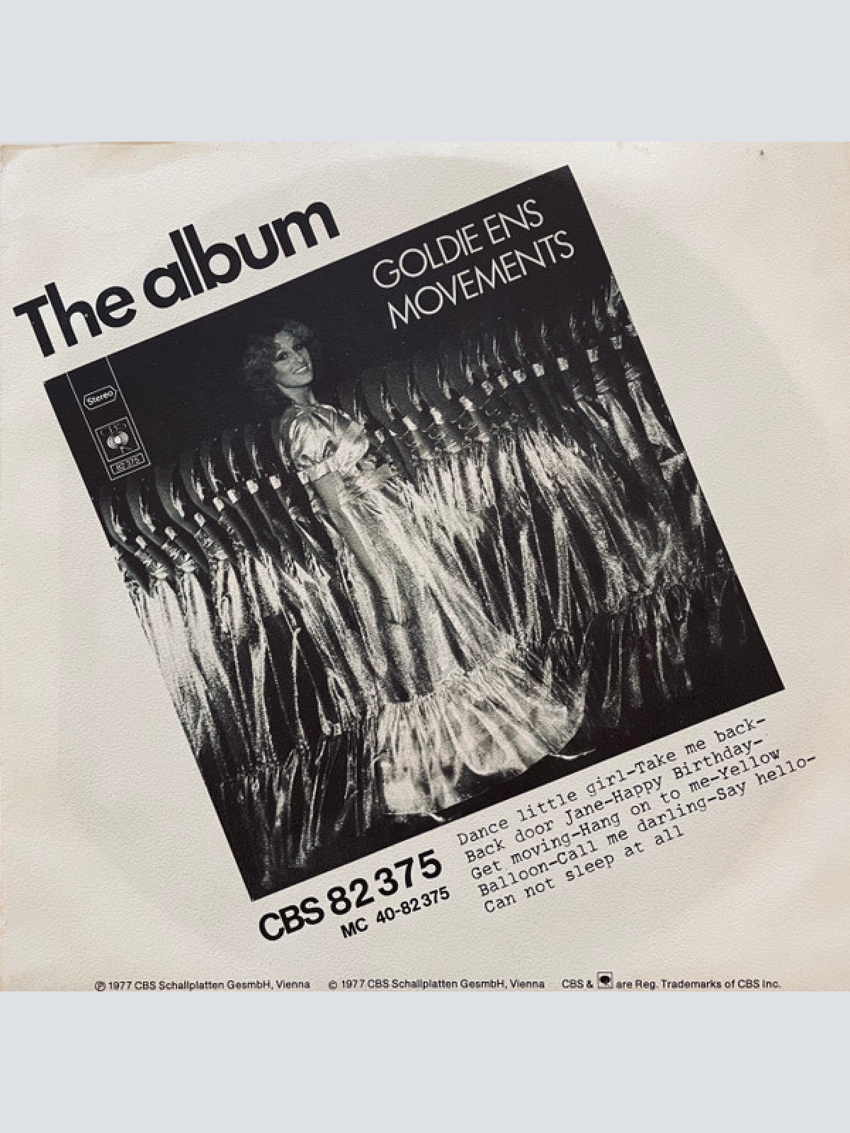 Vinyl / Goldie Ens - Hang On To Me