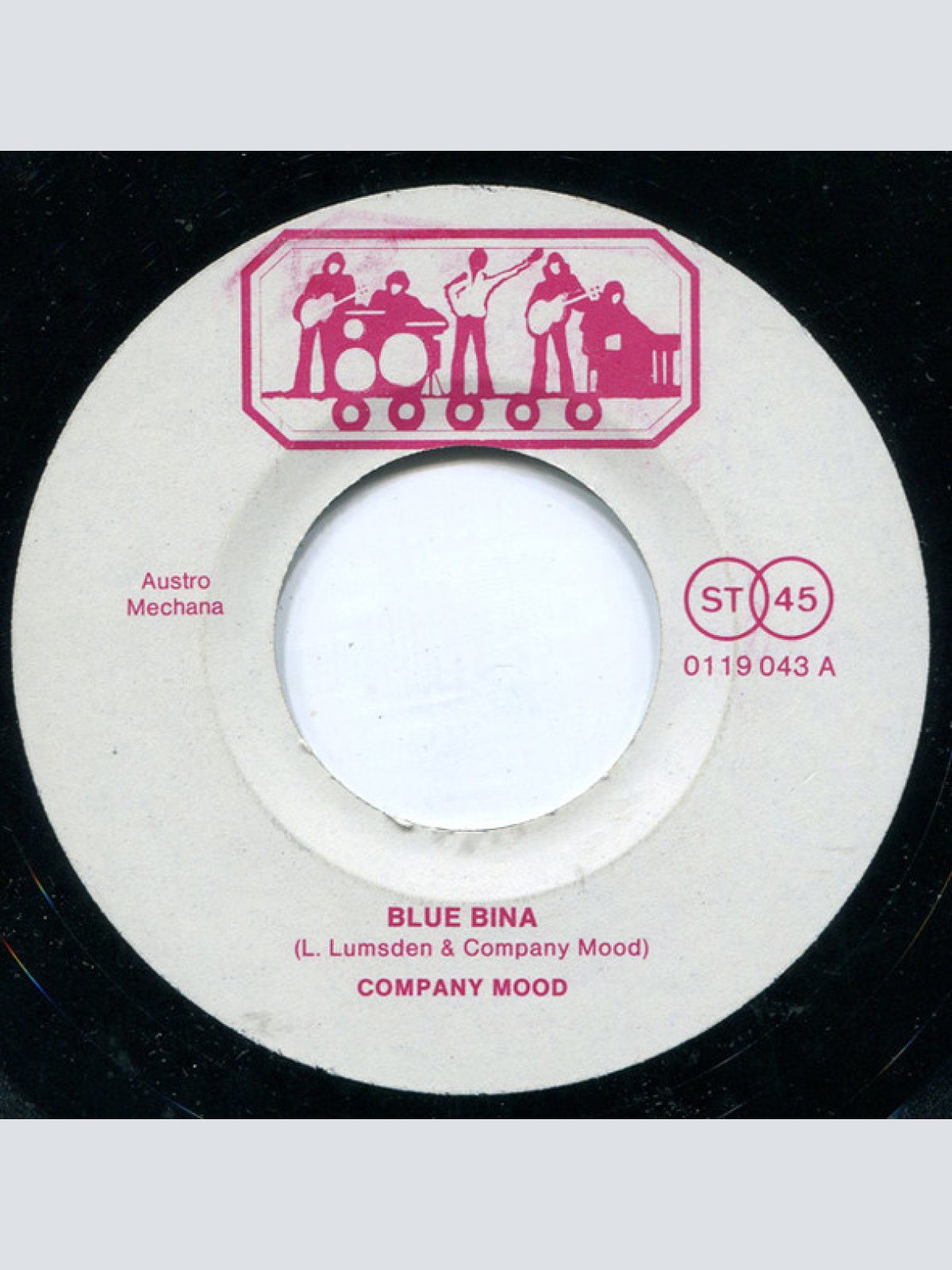 Vinyl / Company Mood Featuring Paul Seager - Blue Bina / Pauls Time