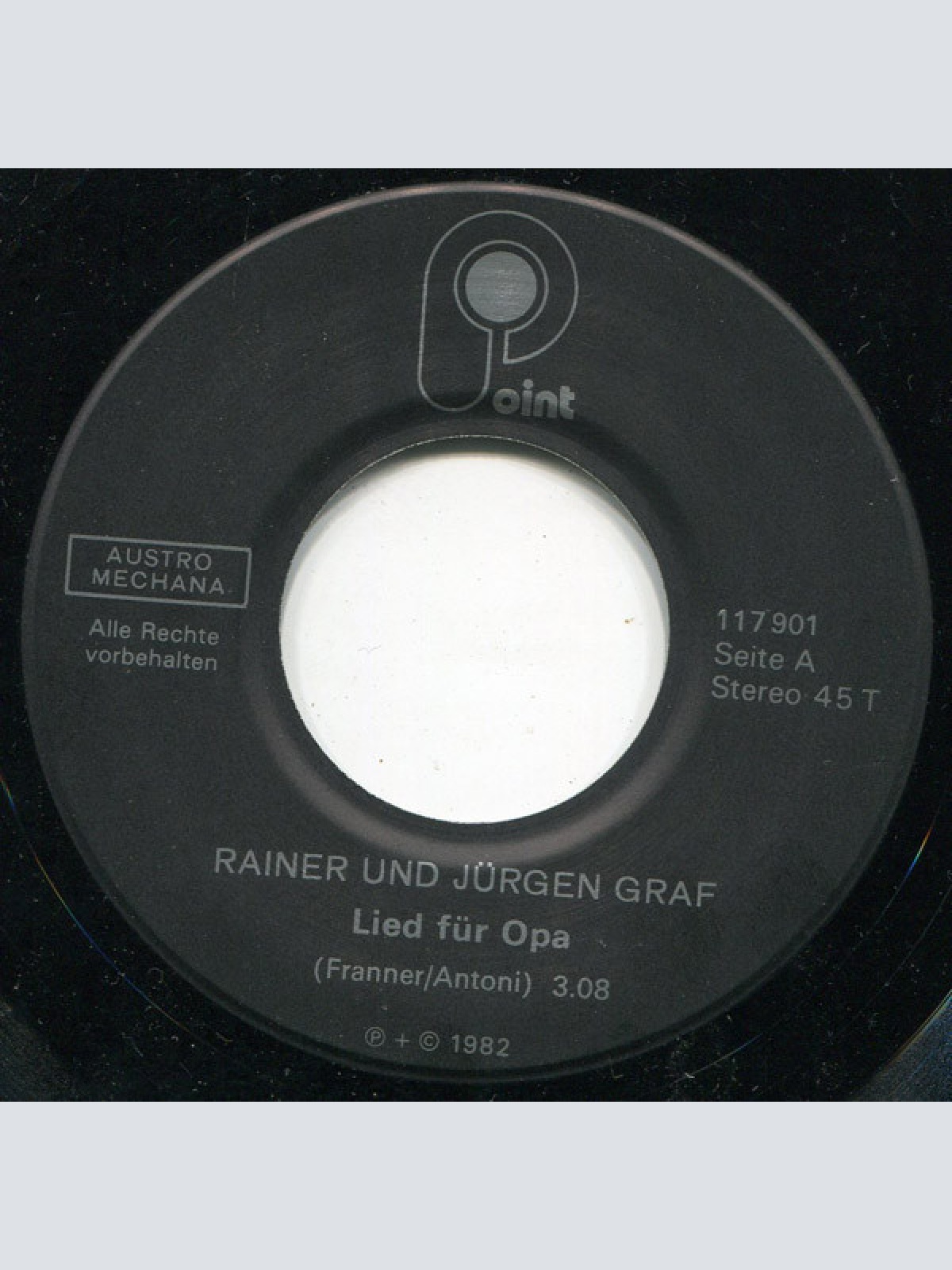 Vinyl / Rainer Und Jürgen Graf - Ein Lied Für Opa