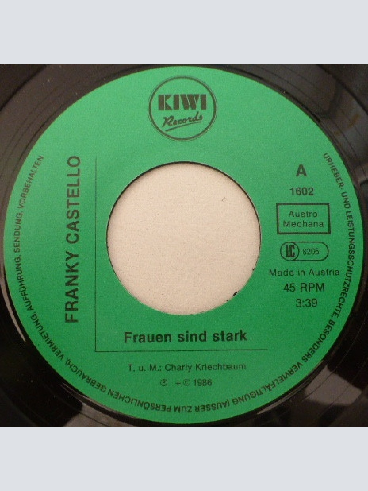 Vinyl / Franky Castello - Frauen Sind Stark