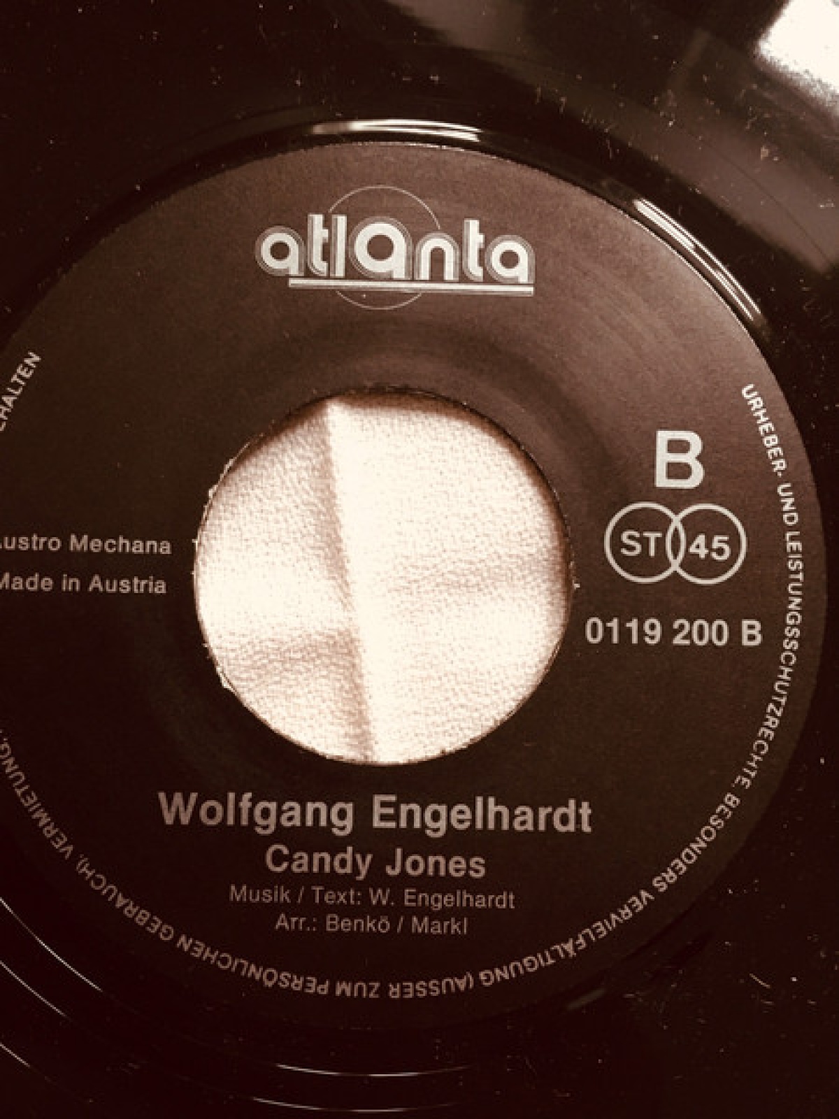 Vinyl / Wolfgang Engelhardt - Buenos Dias, Margareta