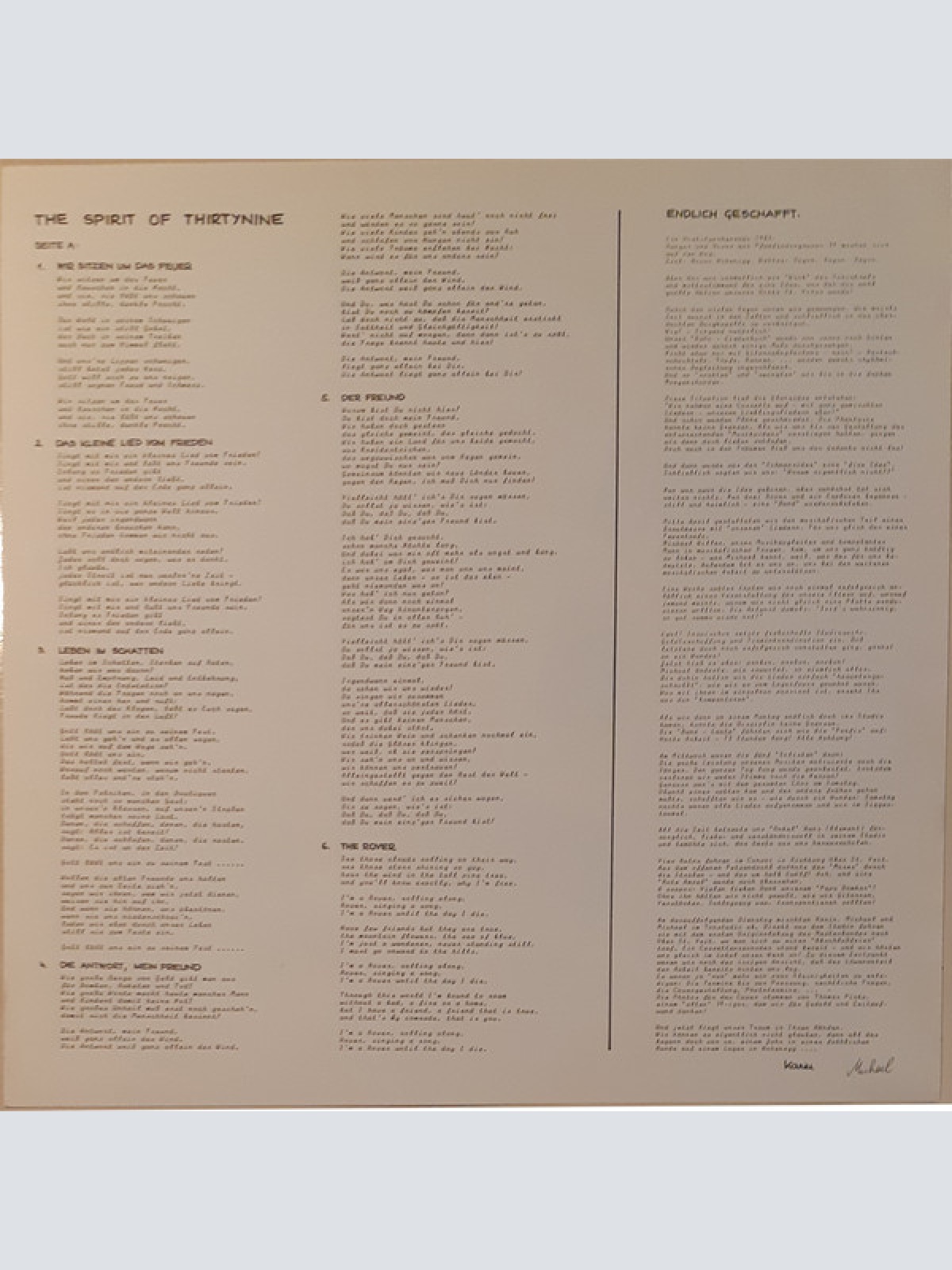 Vinyl / Pfadfindergruppe 39 Ober St. Veit - The Spirit Of Thirtynine