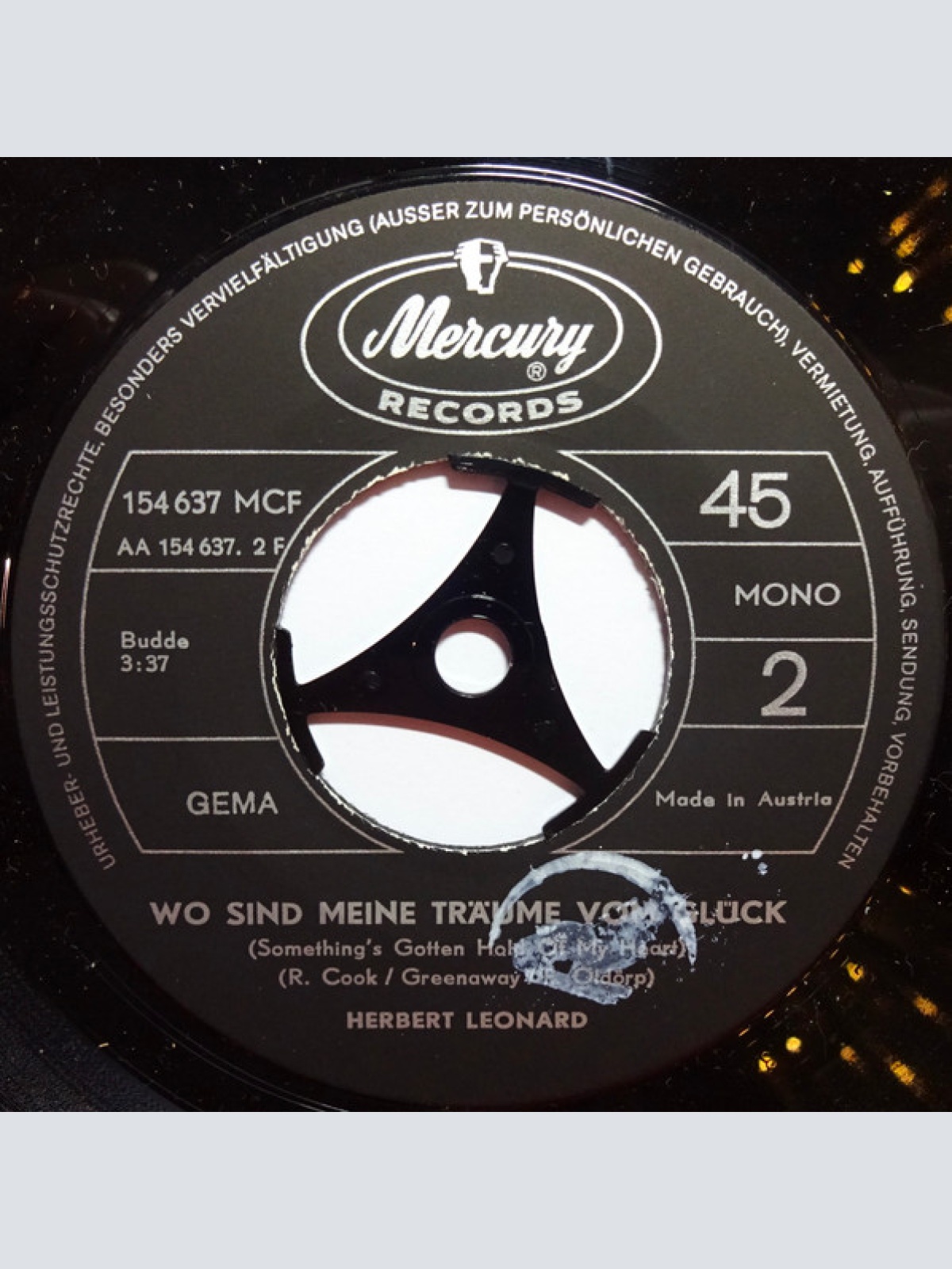 Vinyl / Herbert Léonard - Verzeih mir / Wo sind meine Träume vom Glück