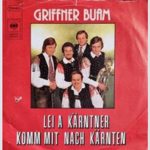 Vinyl / Griffner Buam - Lei A Kärntner / Komm Mit Nach Kärnten