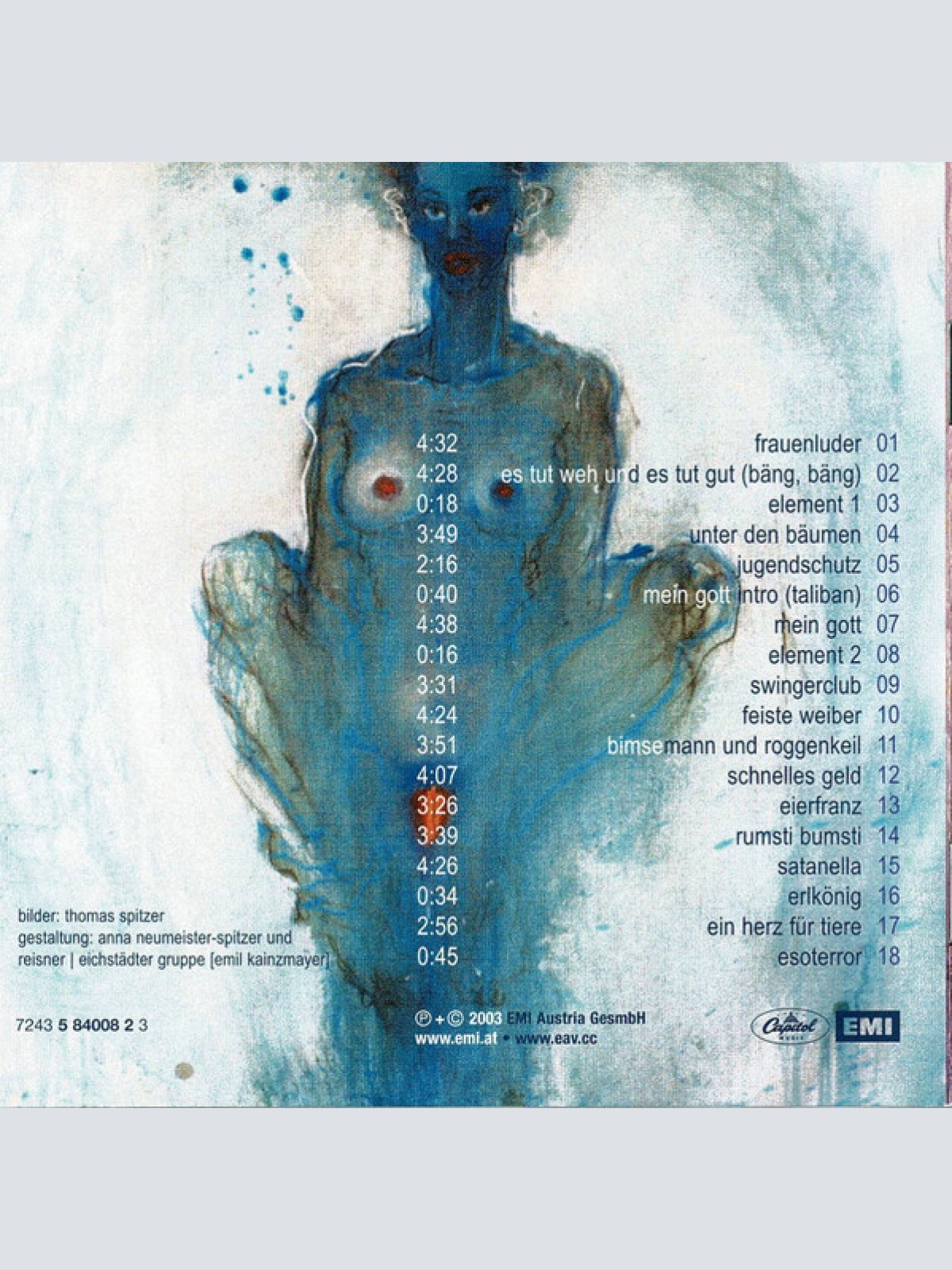 CD / E.A.V. Erste Allgemeine Verunsicherung* - Frauenluder