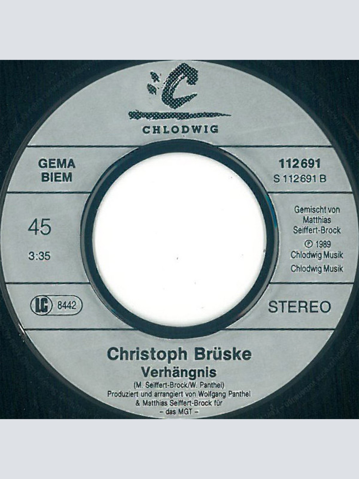 Vinyl / Christoph Brüske - Zeig Mir Deinen Körper