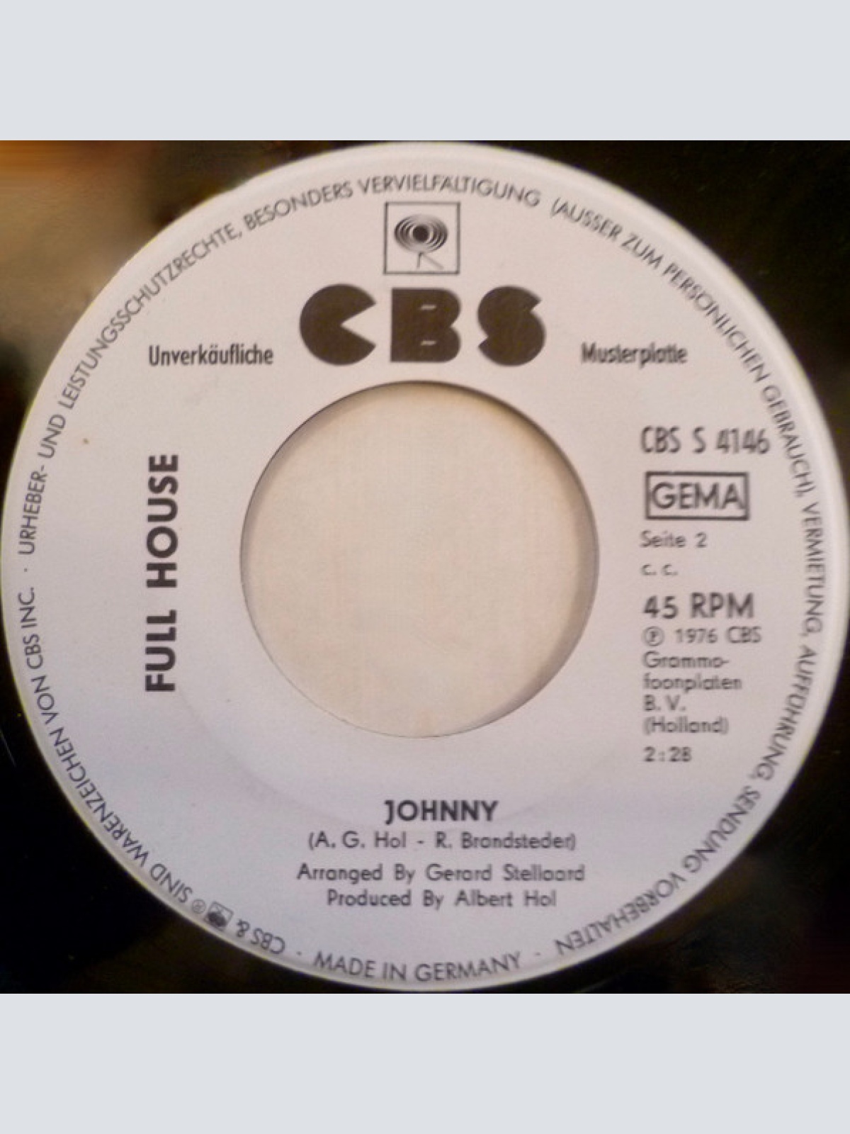 Vinyl / Full House (7) - Standing On The Inside