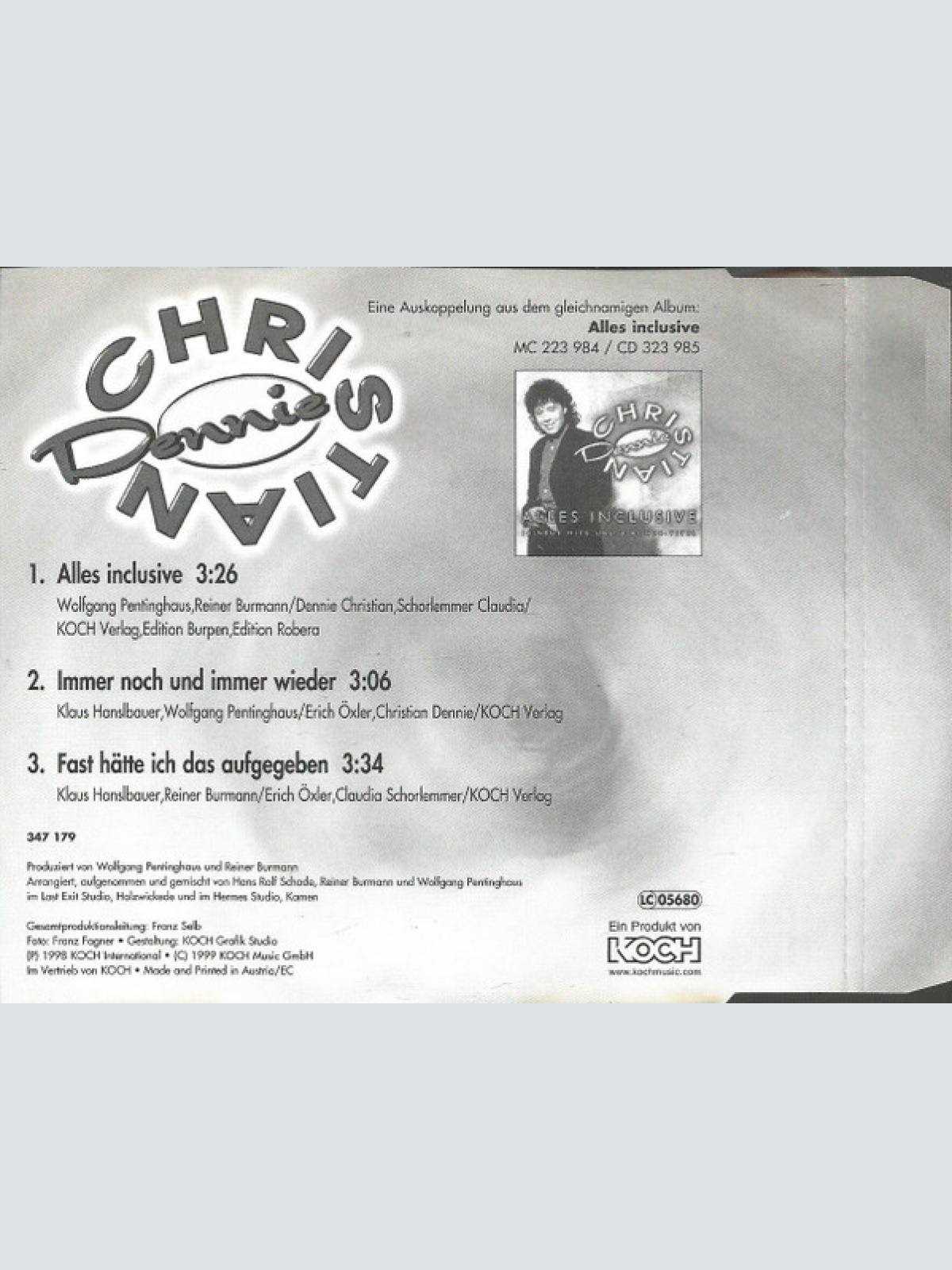 CD / Dennie Christian - Alles Inclusive