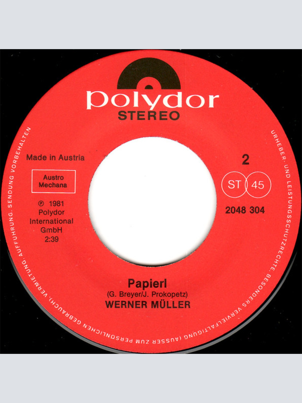 Vinyl / Werner Müller (2) - Biegsames Mädchen