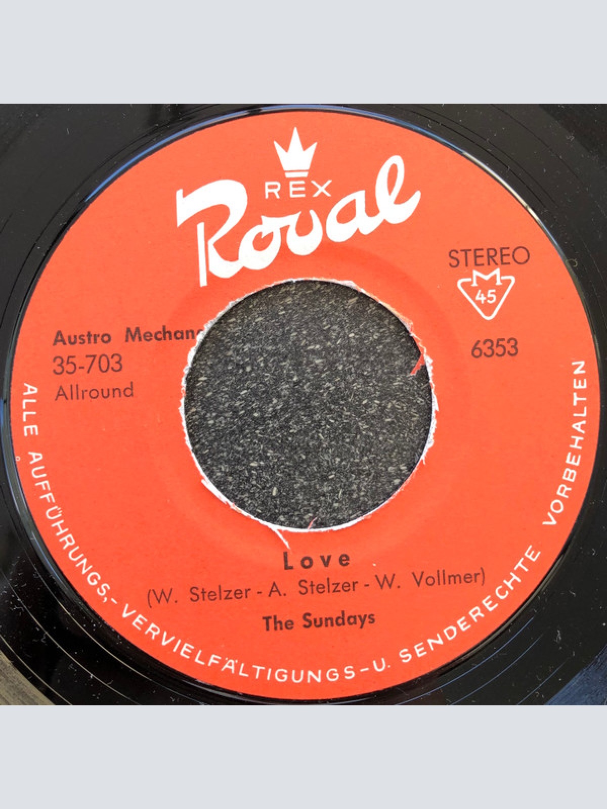 Vinyl / The Sundays (2) - Love / The Tramp