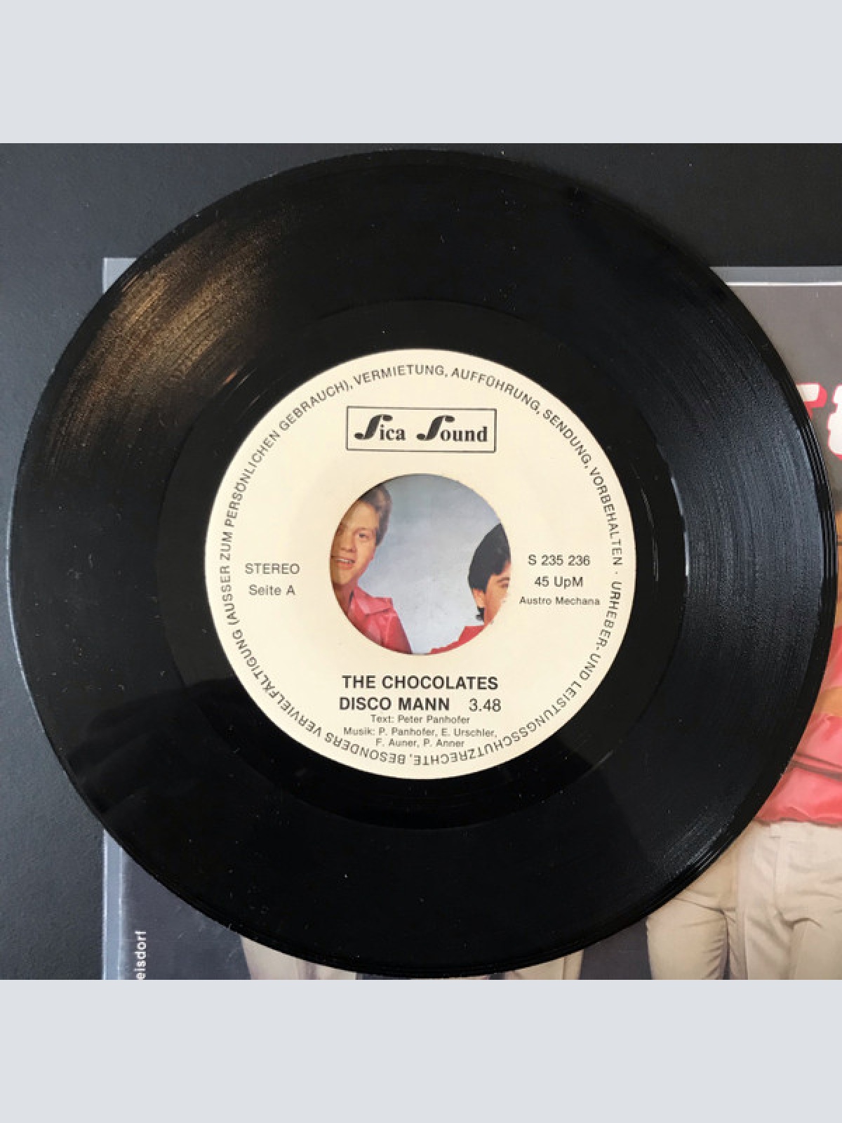 Vinyl / The Chocolates - Disco Mann / Sonntag Morgen