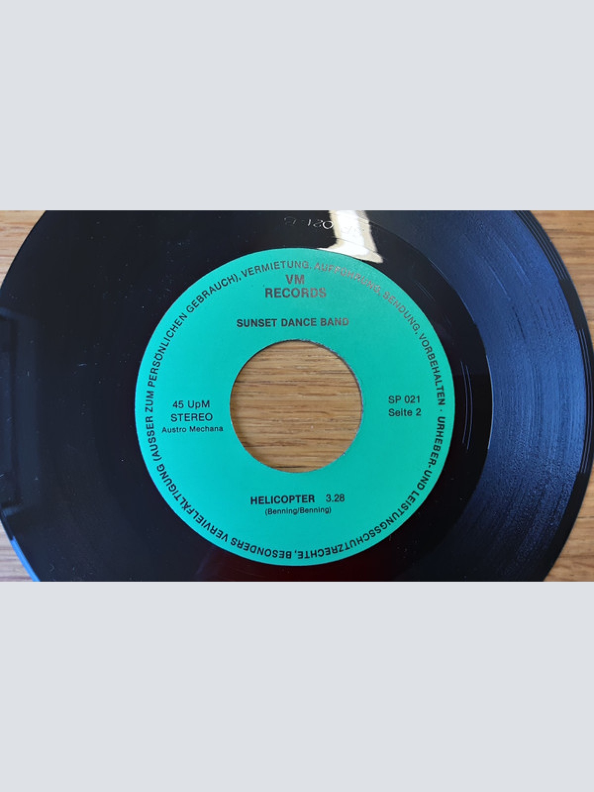 Vinyl / Sunset Dance Band - Song For You