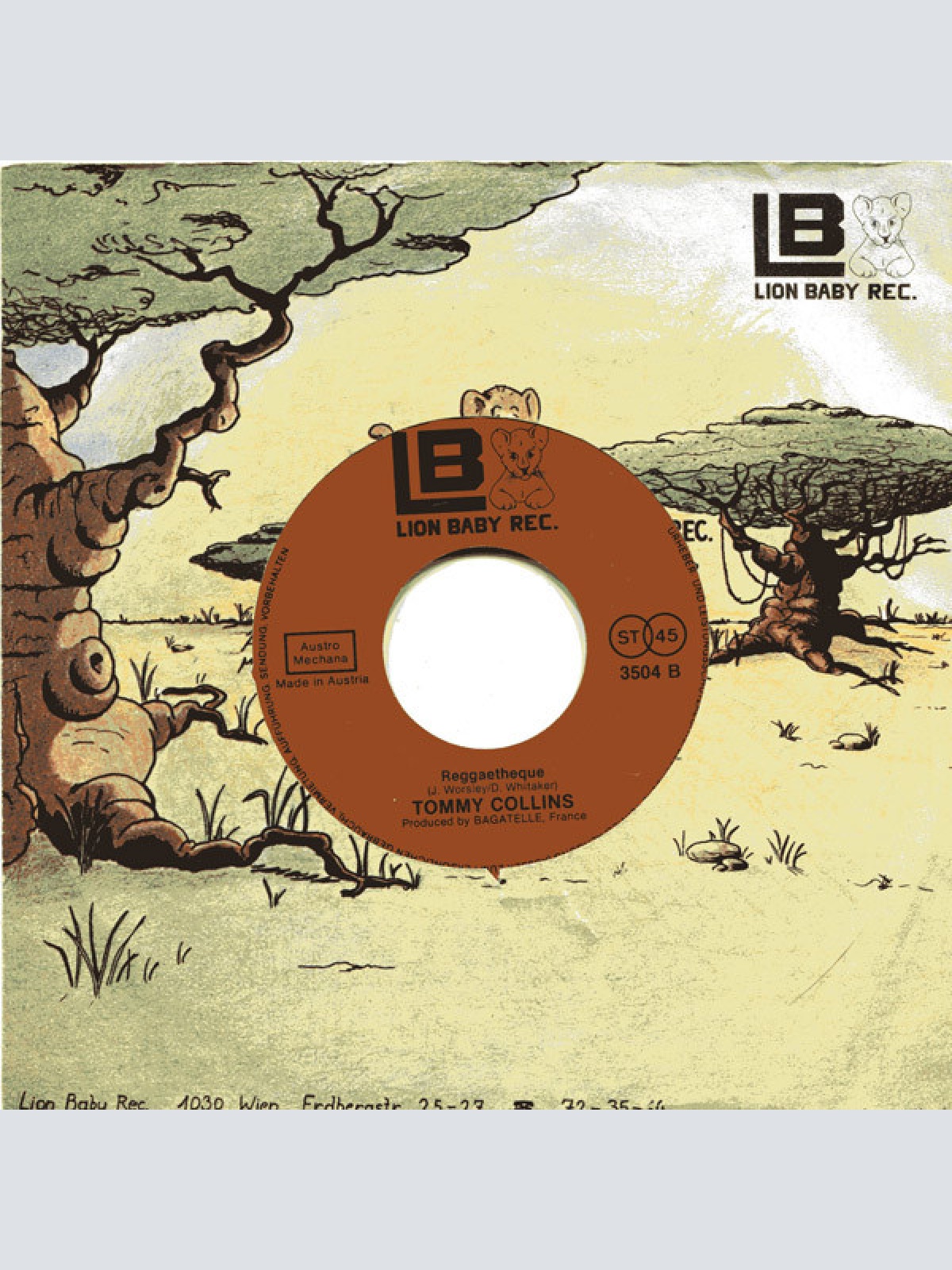 Vinyl / Tommy Collins (3) - Murder In The Drugstore / Reggaetheque