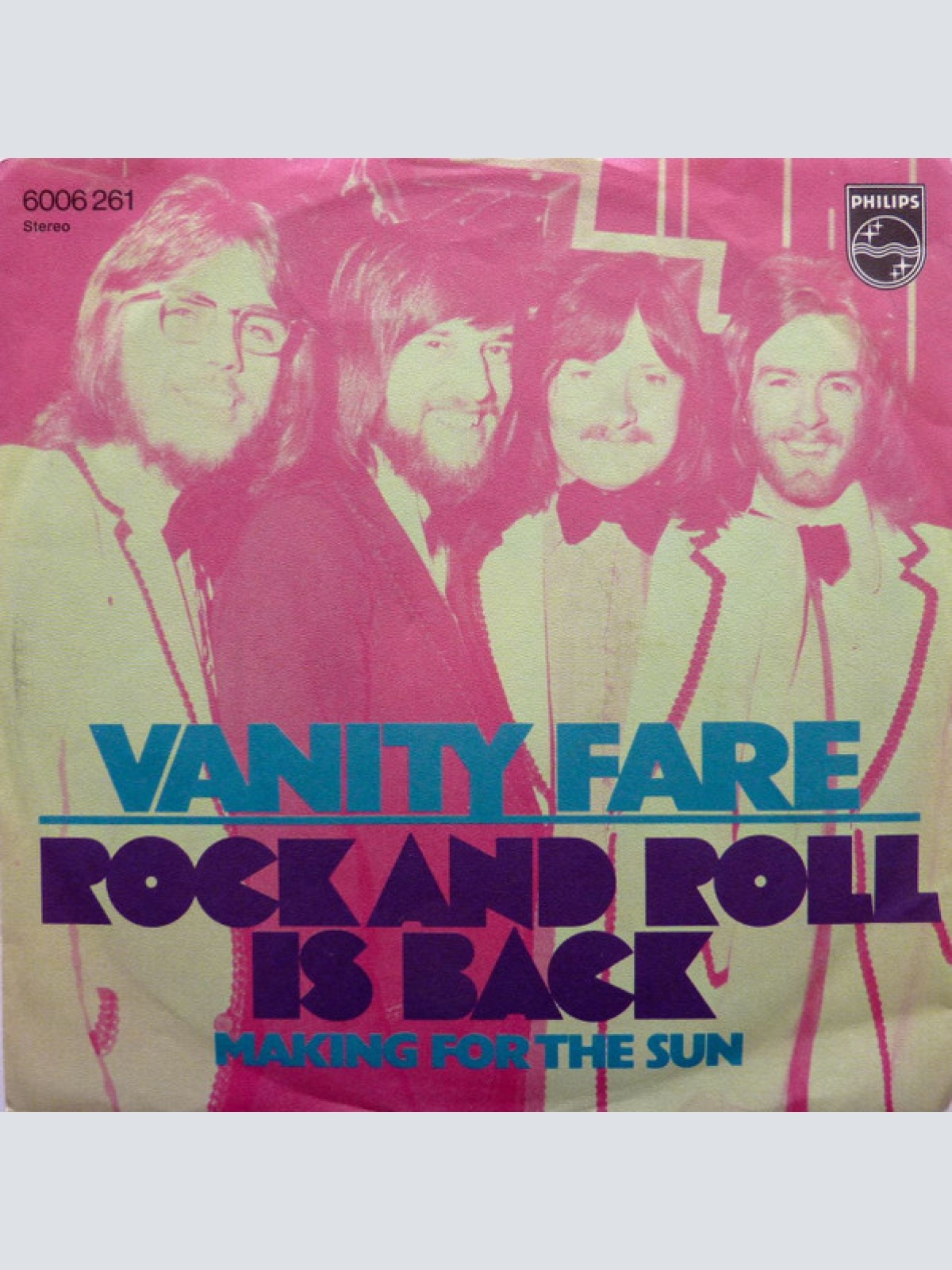 Vinyl / Vanity Fare - Rock And Roll Is Back / Making For The Sun