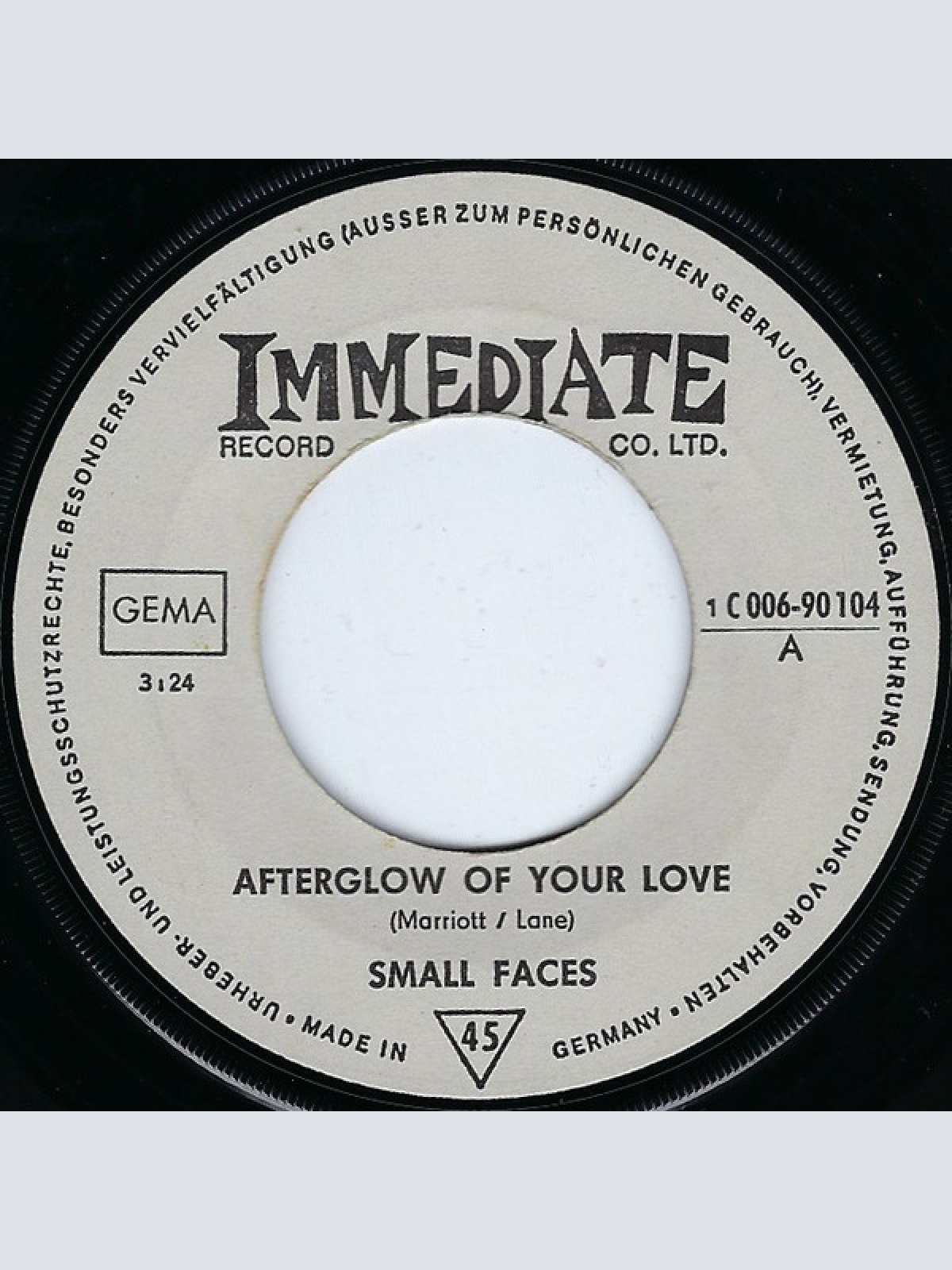 Vinyl / Small Faces - Afterglow Of Your Love / Wham Bam Thank You Mam